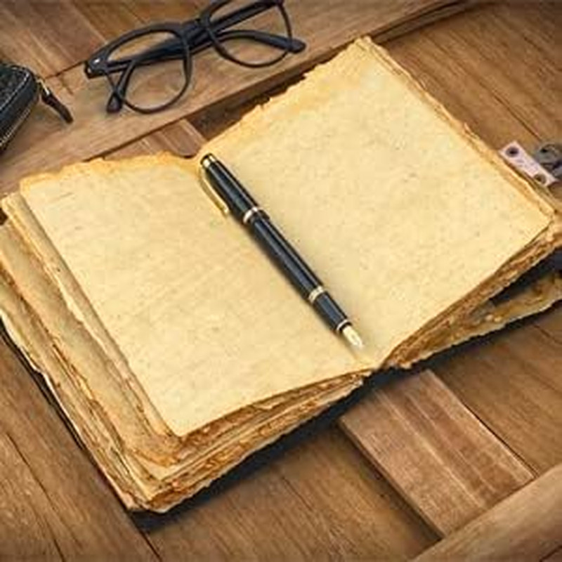 Blank Spell Book of Shadows Journal with Lock Clasp Prop Vintage Handmade Leathe