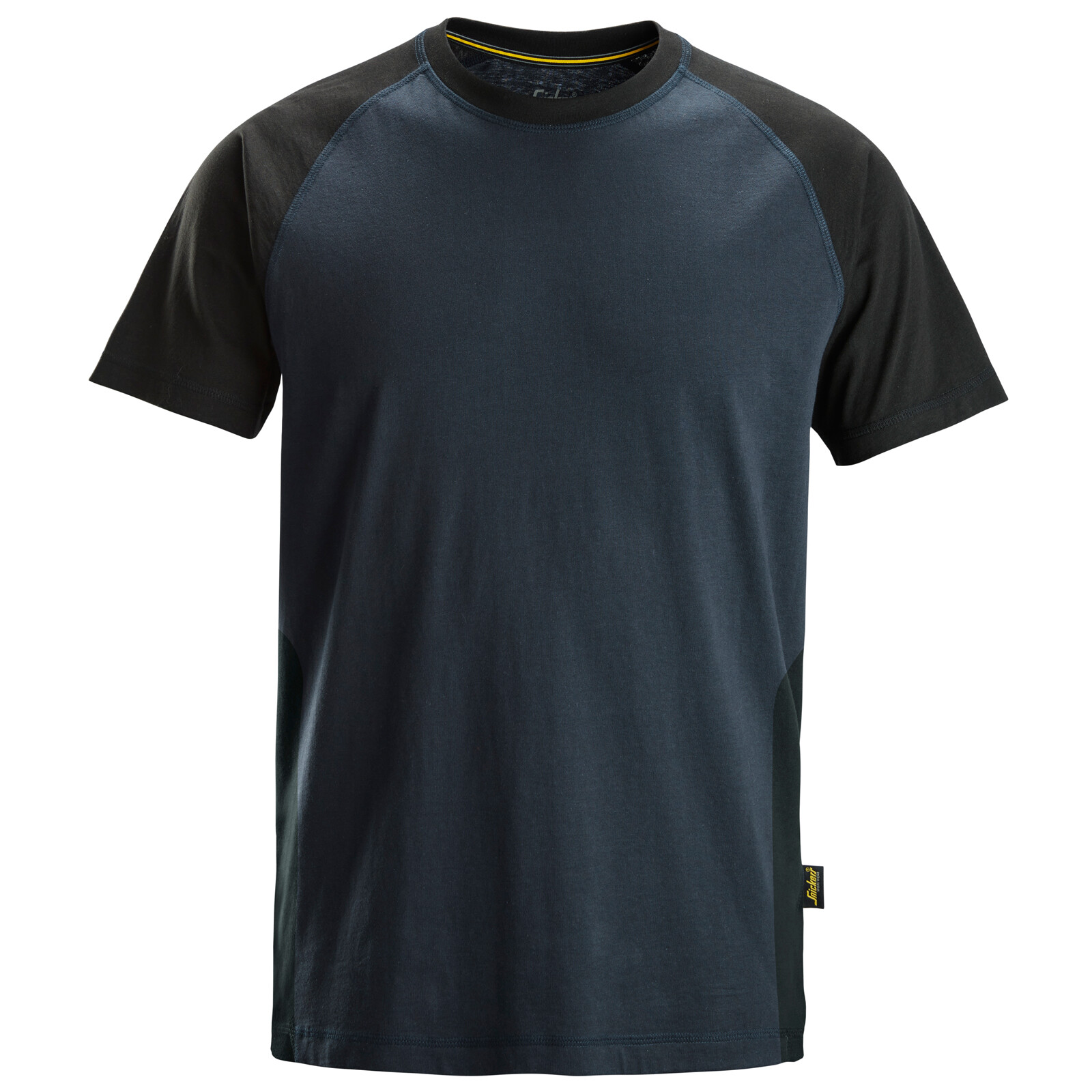 Mens Snickers Workwear Two Coloured T-Shirt Combo Top Black Red Blue 2550 S-XXXL