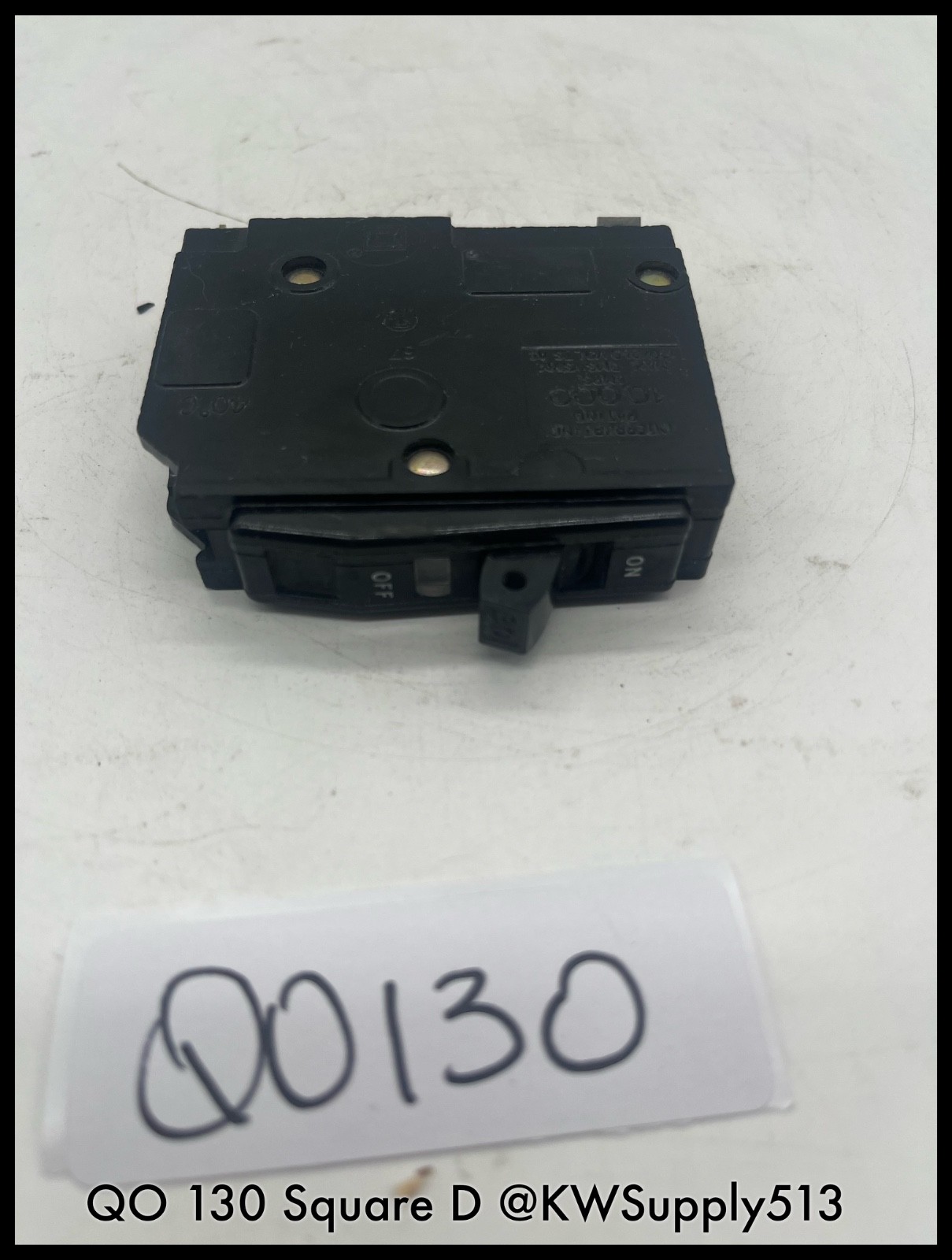 QO130~Square D QO130 30A 1P 120V 10KA Mini Circuit Breaker -Used