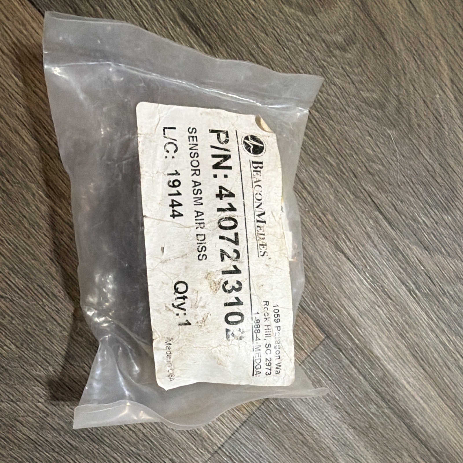 BeaconMedaes Sensor ASM Air Diss 4107213102 DC SPST Digital Unshielded