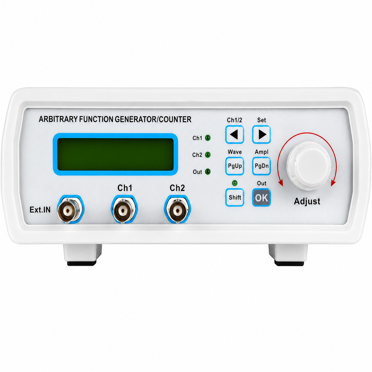 25 MHz, Dual-Channel Function Generator
