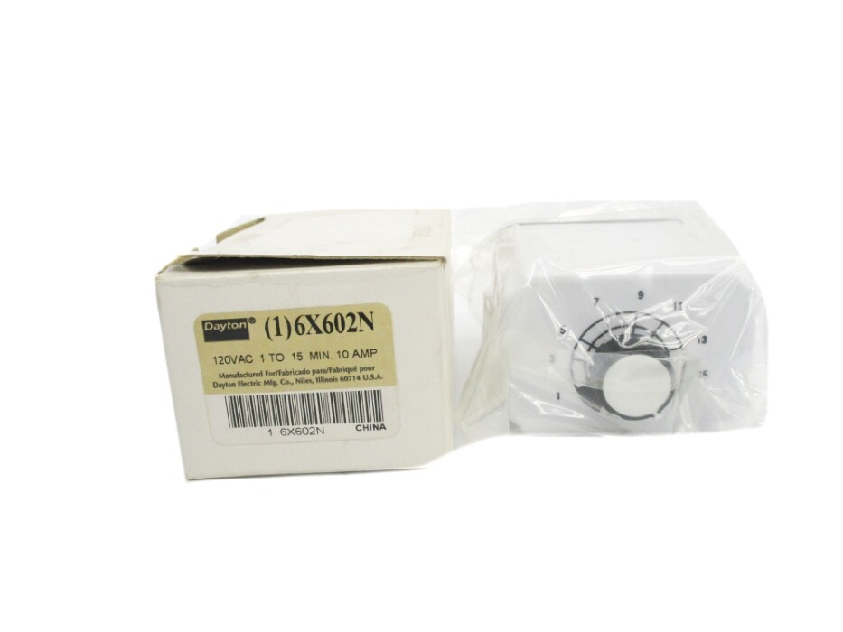 DAYTON 6X602N 120VAC 10A 1-15MIN. NSMP