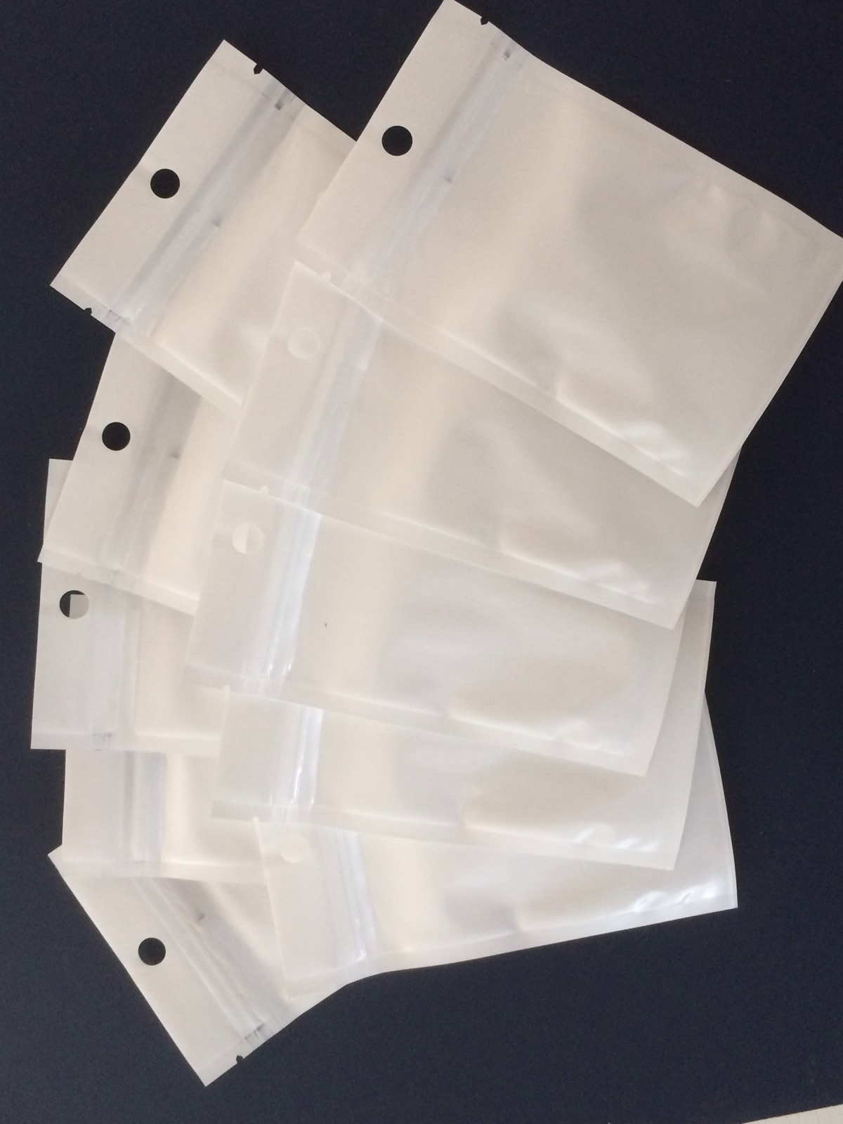10 X Semi Transparency Zip Lock bag 95mm * 70mm reclosable