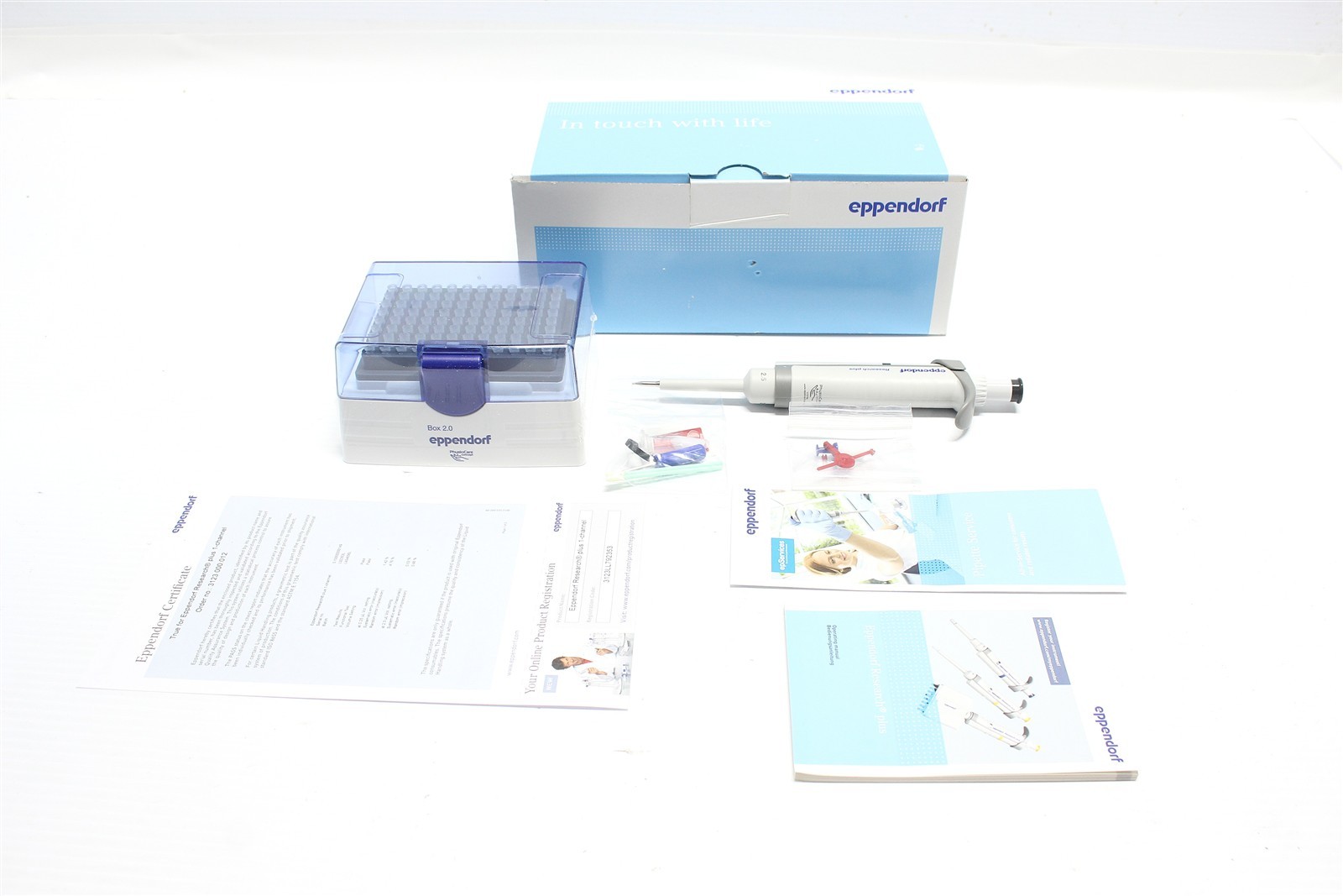 NEW Eppendorf Research Plus G Adjustable Volume Pipette 0.1-2.5uL 3123000012