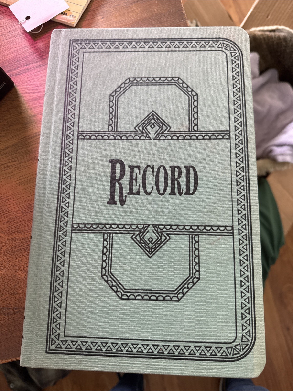 Boorum & Pease 500 Page Record Ledger Book Hardcover Green 66-500-R