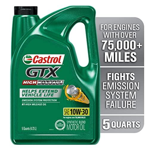Aceite De Motor De Mezcla Sintetica Gtx High Mileage 10W-30, 5 Cuartos
