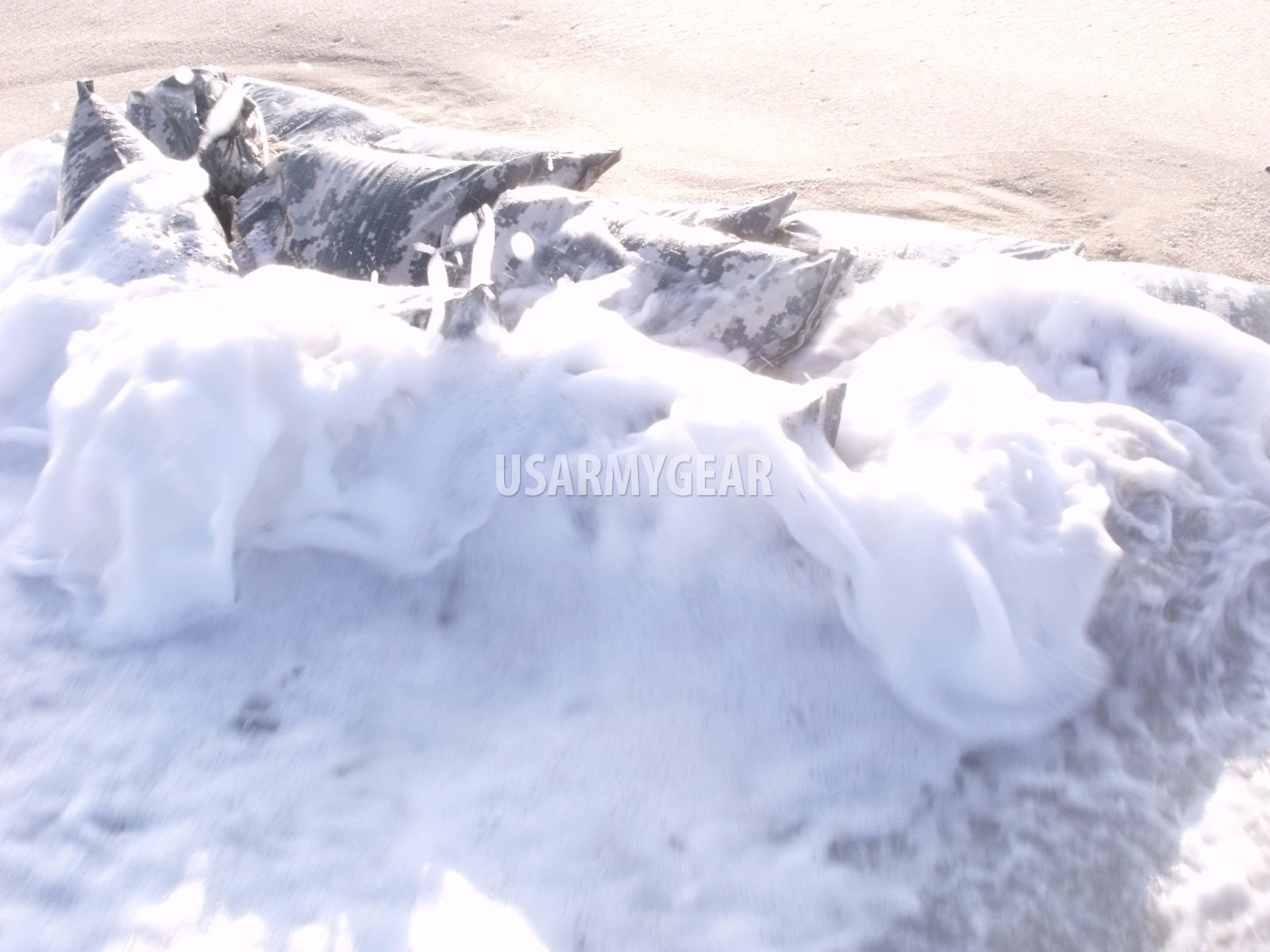 Sandbags Sand Bags Flood Erosion Barrier Hurricane Prep Army Military ACU Camo