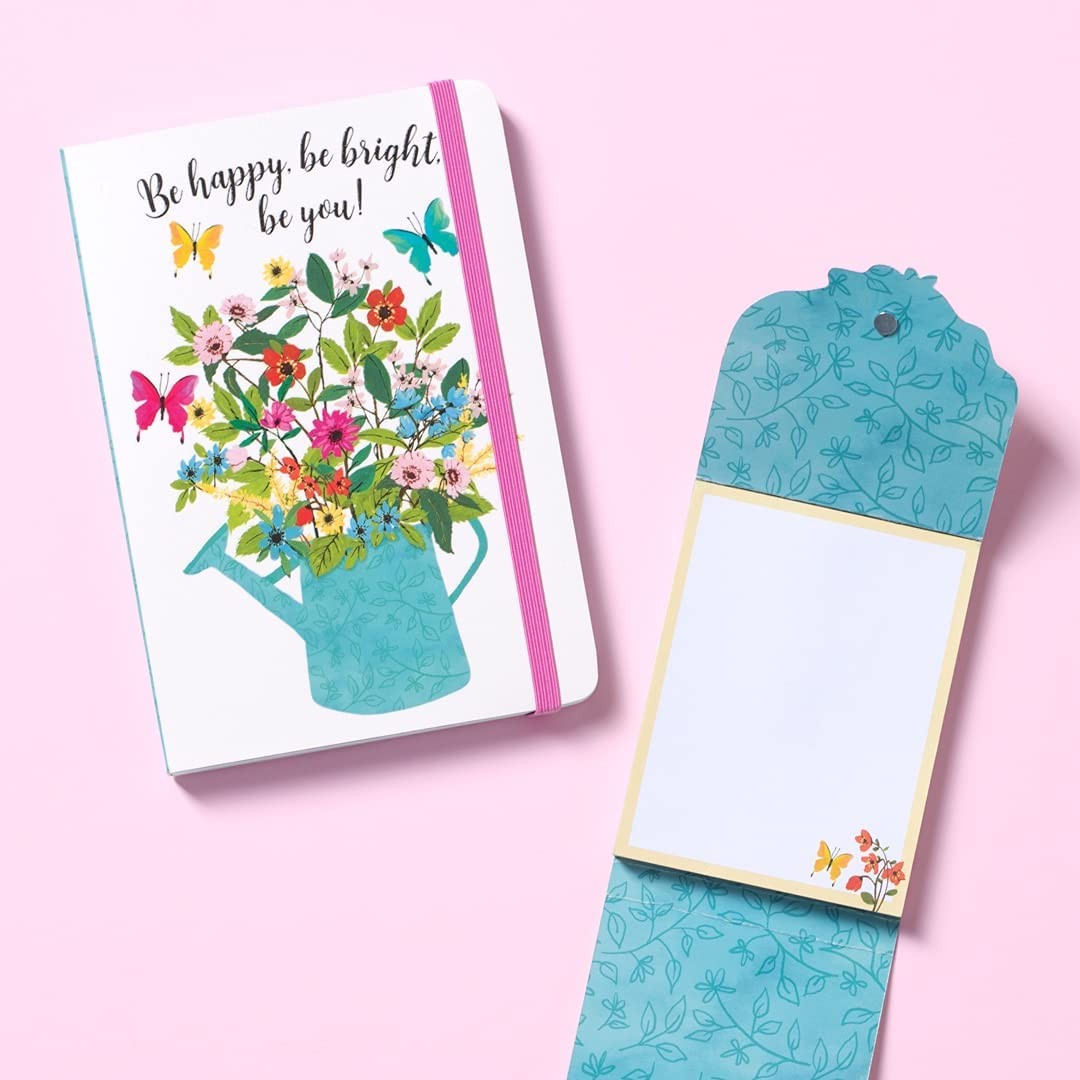 Punch Studio E2 Full Bloom Watering Can 200pg 4.5×6.5” Softcover Notebook 47058