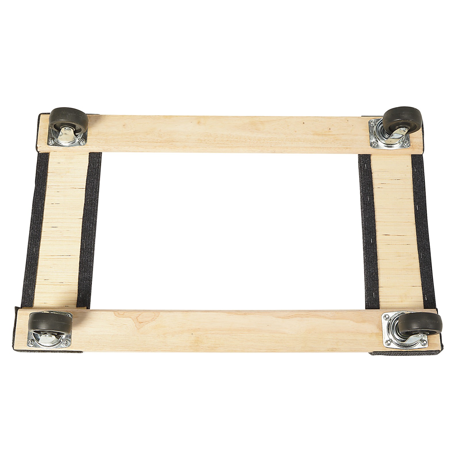 Ironton Carpeted Hardwood Mover’s Dolly, 30in.L x 18in.W, 1000-Lb. Capacity