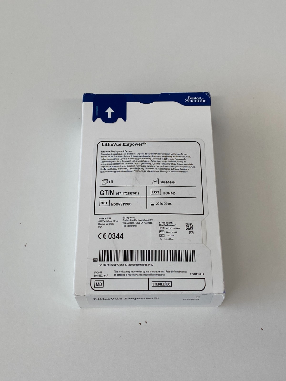 BOSTON SCIENTIFIC Empower M0067919900 Exp.2026-02 to 2026-09 (*A9/H1/H36/Q13*)