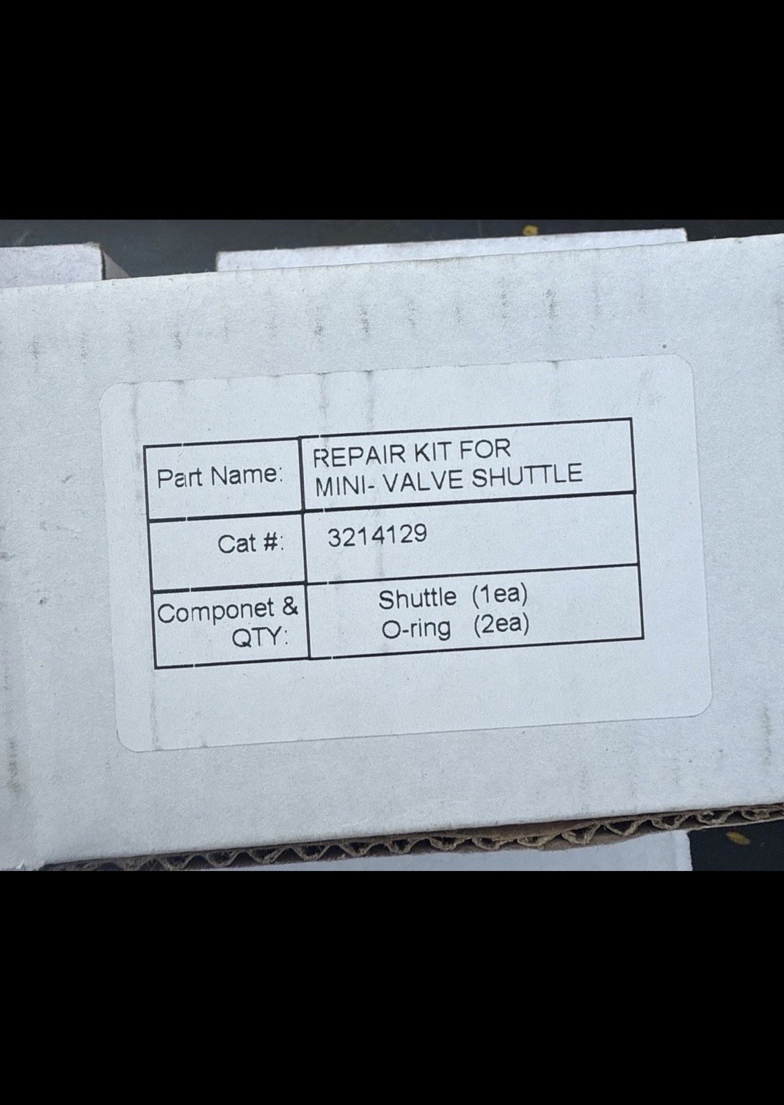 Kaeser Air Compressor/ REPAIR KIT FOR MINI- VALVE SHUTTLE 321429