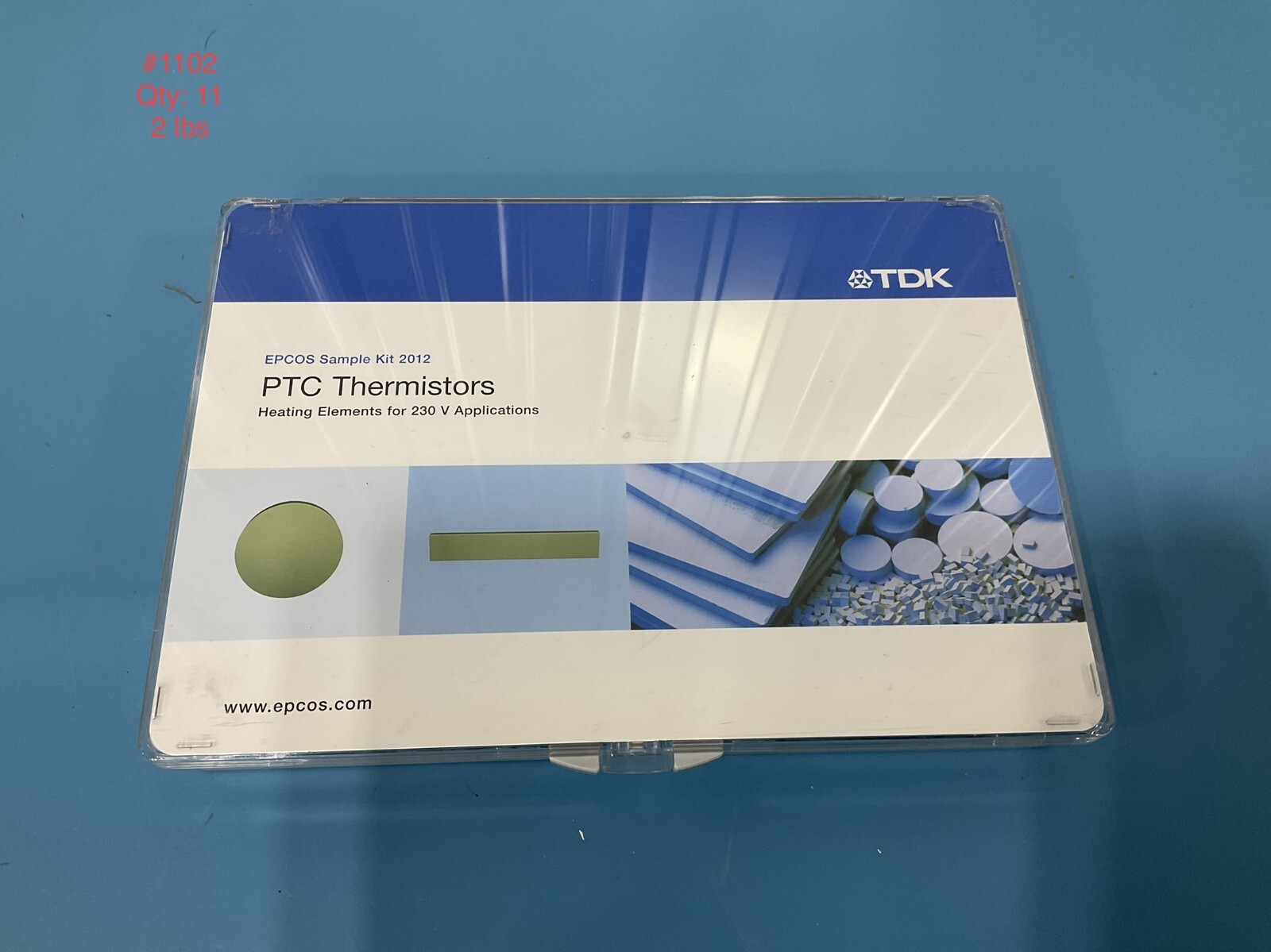 TDK PTC THERMISTORS HEATING ELEMENTS FOR 230V APP. EPCOS SAMPLE KIT 2012