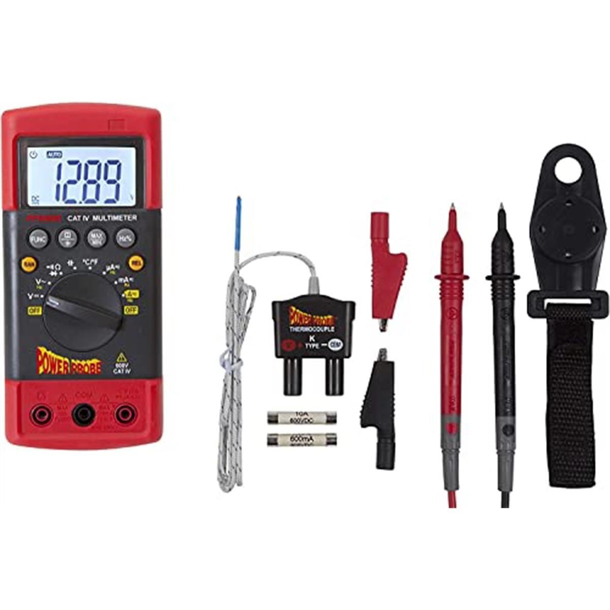 Power Probe DMM CAT-IV 600V Automotive Digital Multimeter