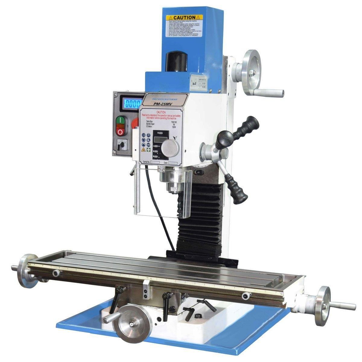 PM-25MV Precision Benchtop Milling Machine – A step above the competition!