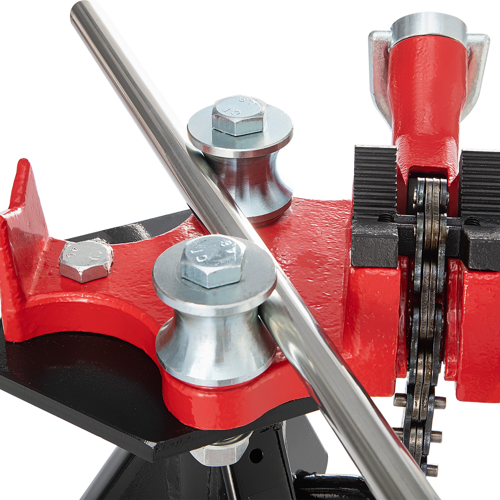 VEVOR Tripod Pipe Chain Vise 1/8″-5″ Capacity Folding Legs W/ Harden Teeth&Chain