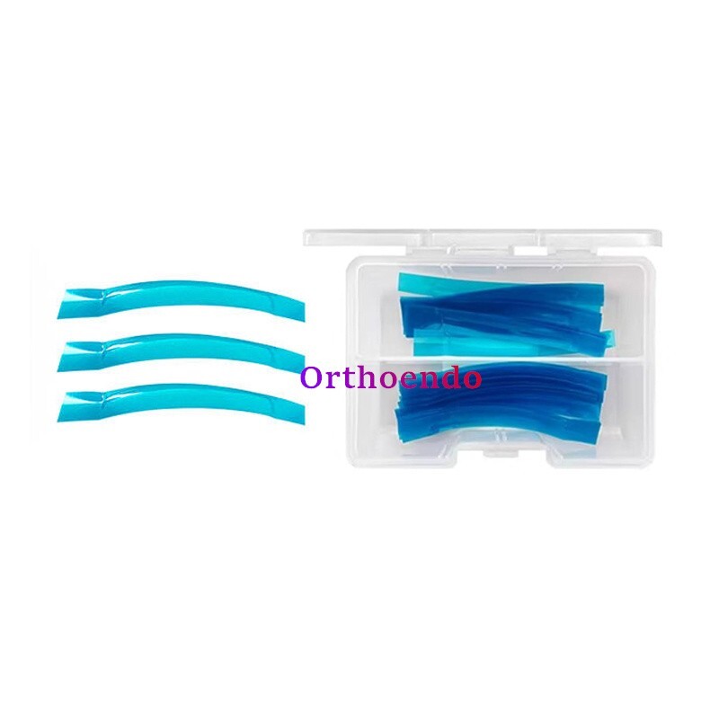Dental Contoured Anterior Matrix Bands Resin Restoration Blue Strip Twin Matrice