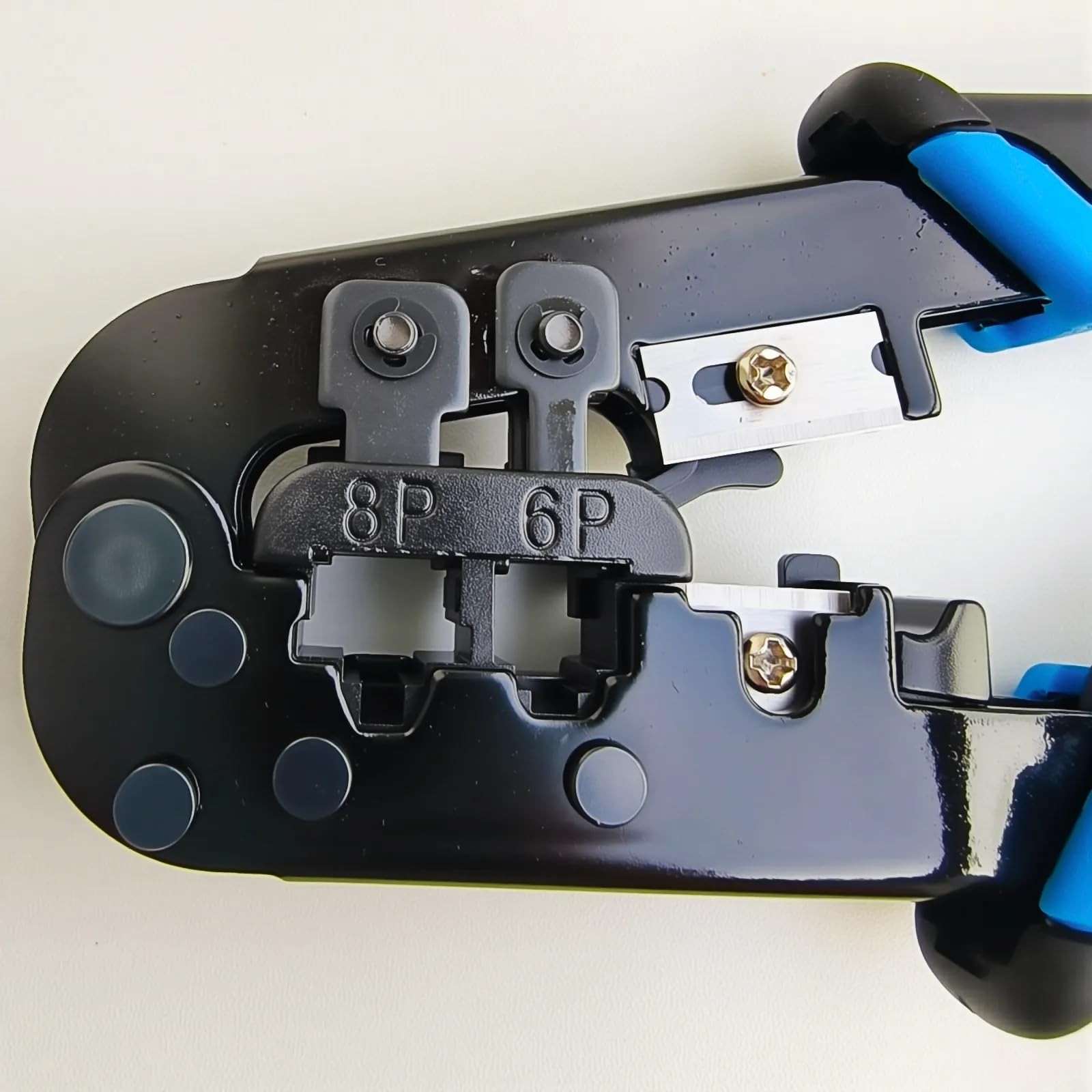 RJ45 Crimp Tool RJ45 Crimper/Wire Cutter/Wire Stripper for RJ11/ RJ12 6P 8P 4…
