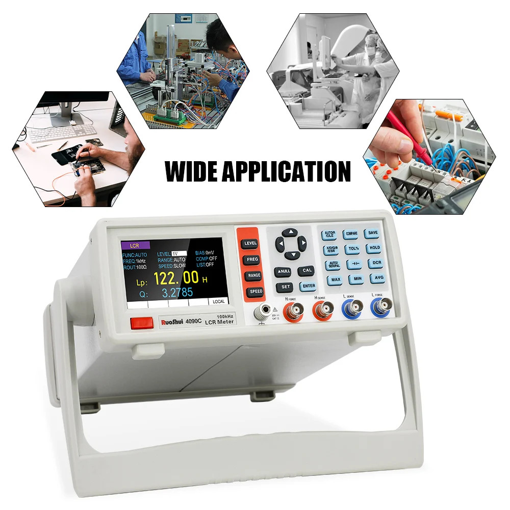 Digital LCR Meter Capacitance Resistance Impedance Inductance Measure Instrument