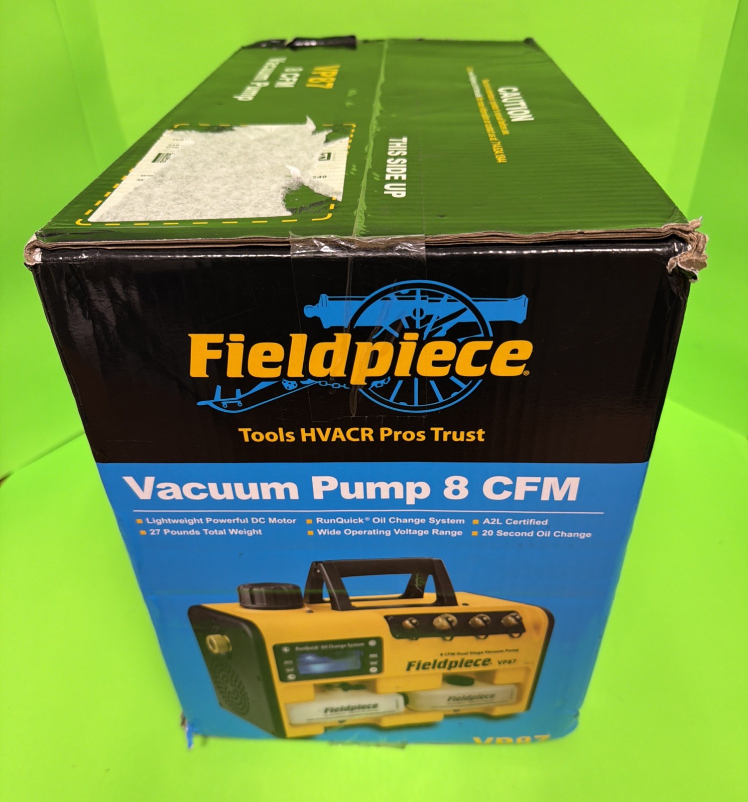 Fieldpiece VP87 RunQuick Dual Stage Vacuum Pump 8 CFM**FREE SHIPPING**