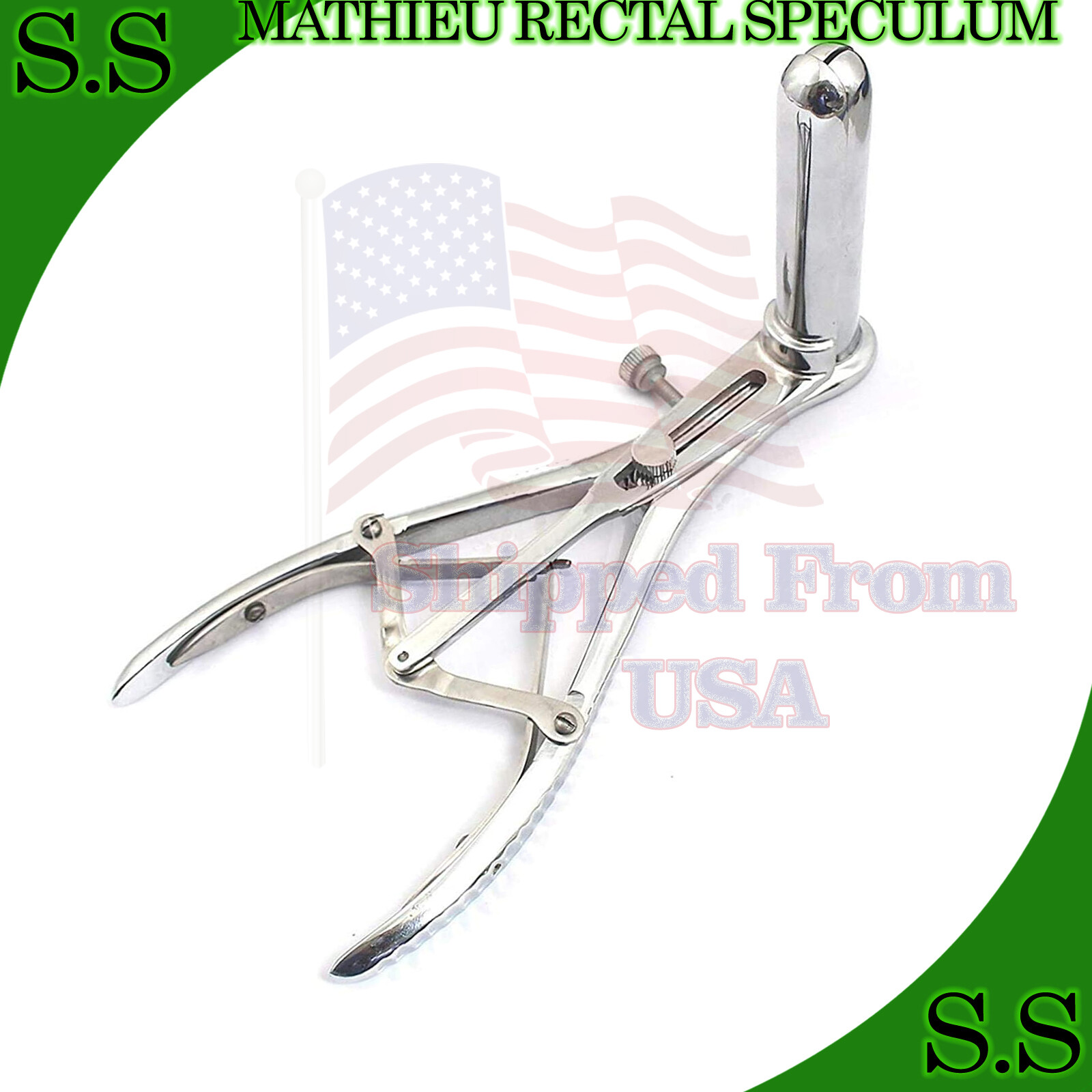 3 PRONG MATHIEU ANAL VAGINAL RECTAL SPECULUM OB/GYN UROLOGY SURGICAL
