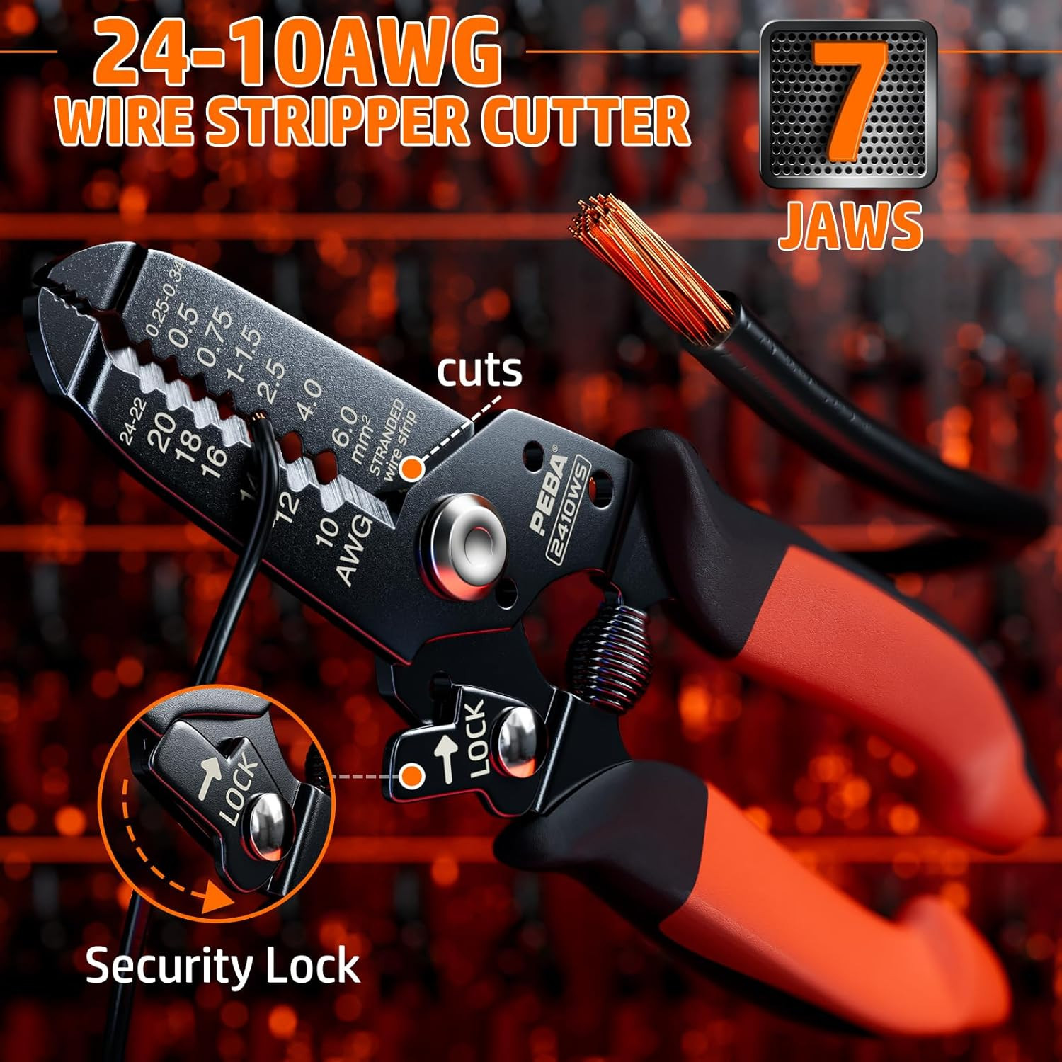 Ferrule Crimping Tool Kit, Wire Ferrules with Twin Ferrules, AWG 28-7 | 24 Sizes