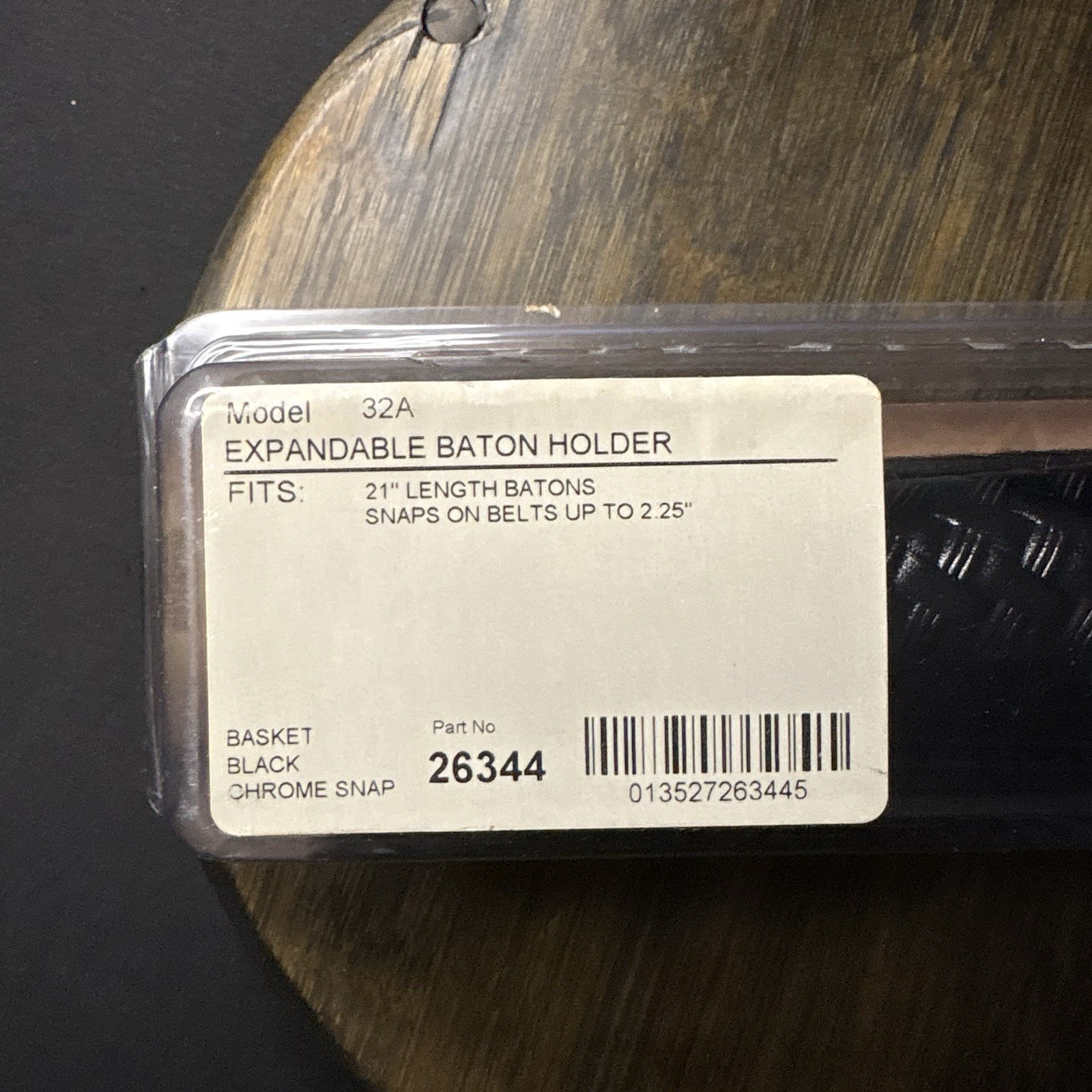 Bianchi Baton Holder 32A For 21″ Expandable Basketweave Leather 2.25″ Loop