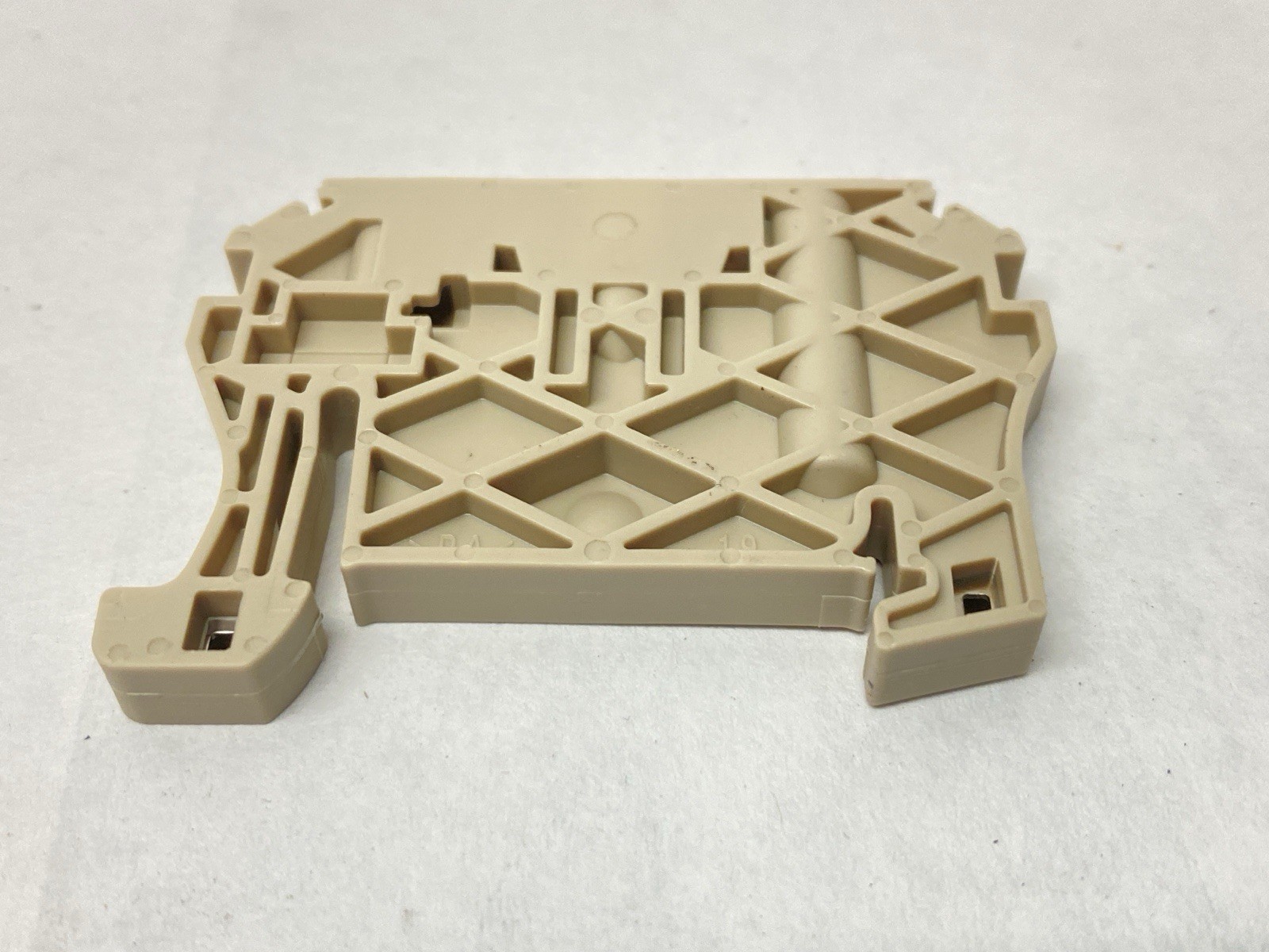 Weidmuller ZEW 35 End Bracket Terminal Block Dark Beige 9540000000 LOT OF 10
