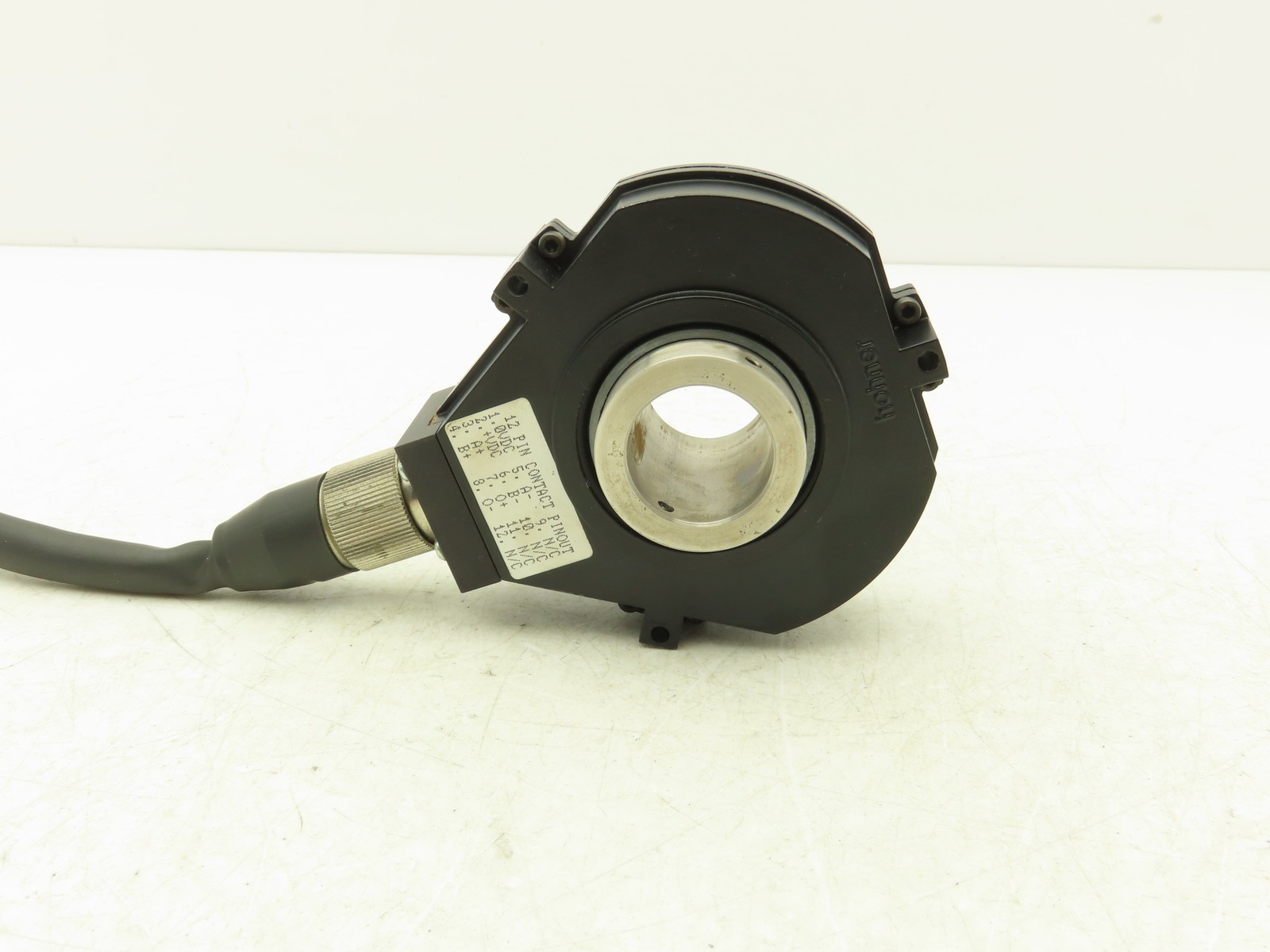 Hohner 88-J364B/1024 Hollow Shaft Encoder 1024ppr 12 Pin 1-1/8″ Shaft