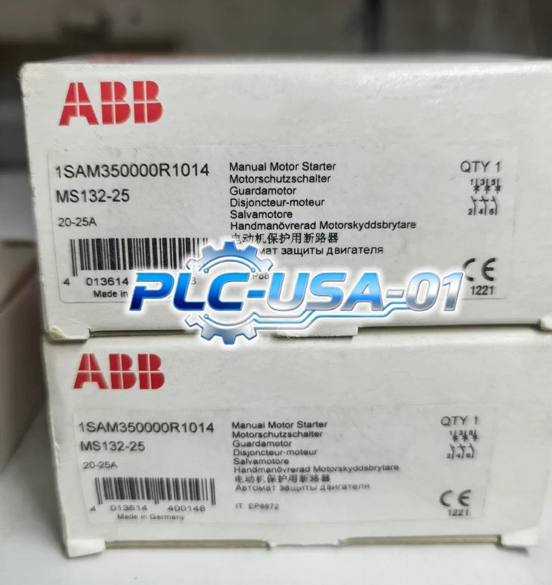 1PCS Brand New ABB MS132-25 20-25A 1SAM350000R1014 Manual Motor Starter
