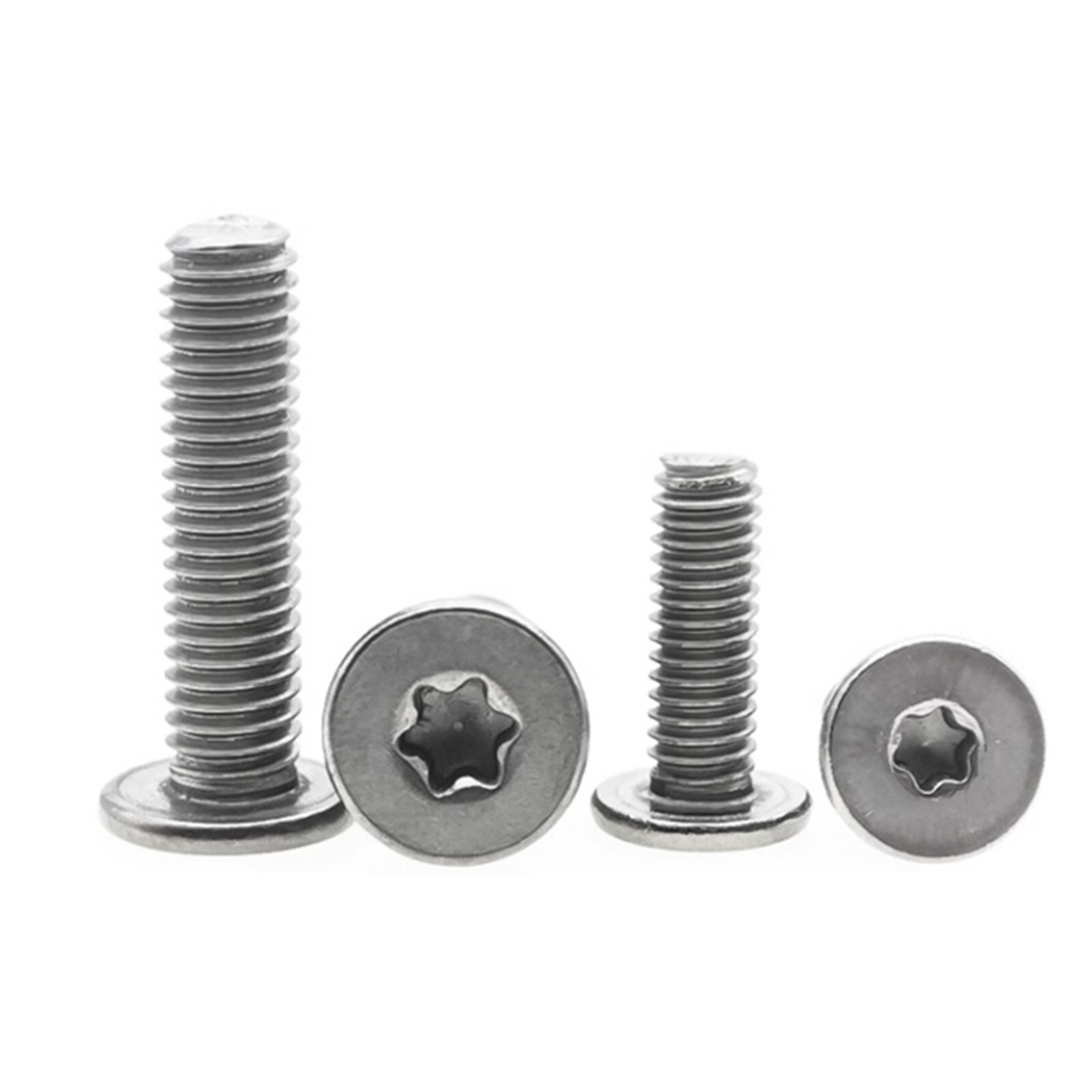 Titanium GR2 Torx Socket Utrathin Flat Head Screws M2 M4 M5 M6