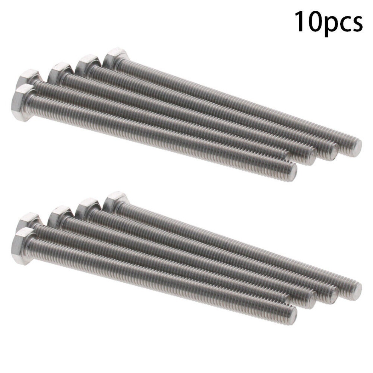 110-150mm Hex Screw M8 Socket Cap Head Hexagon Bolts 304 Stainless Steel Silver