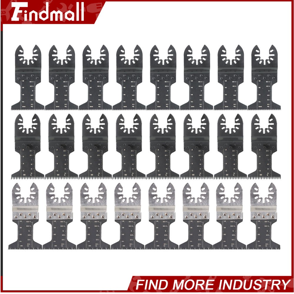Findmall 48 Pack Oscillating Multi Tool Saw Blade Bi-metal For Fein Dremel BOSCH