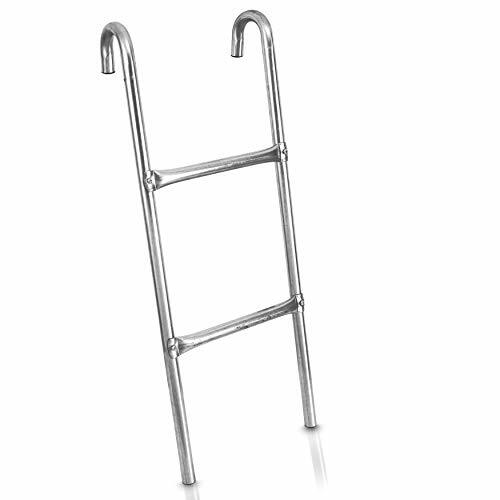 SereneLife SLTRALDR.5 Outdoor Trampoline Access Safety Ladder – 2 Step