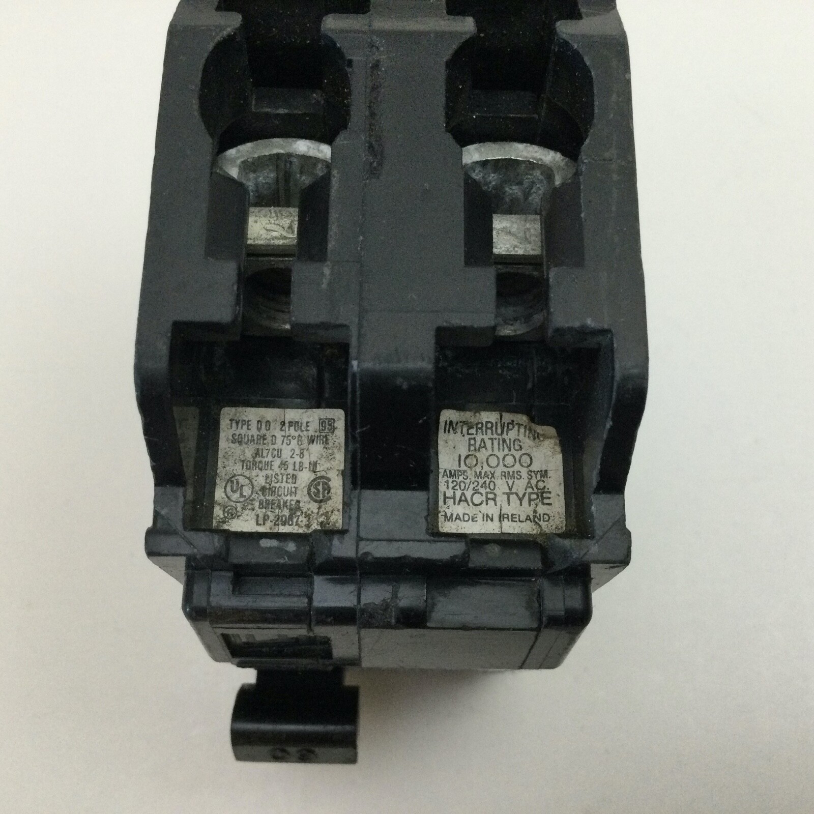 Square D QO260 2 Pole 60 Amp 120/240V Circuit Breaker Type QO