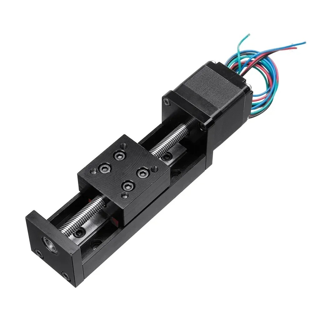 Mini Linear Rail CNC Slide table Electric Linear locking T-Screw XYZ Axis 11lbs