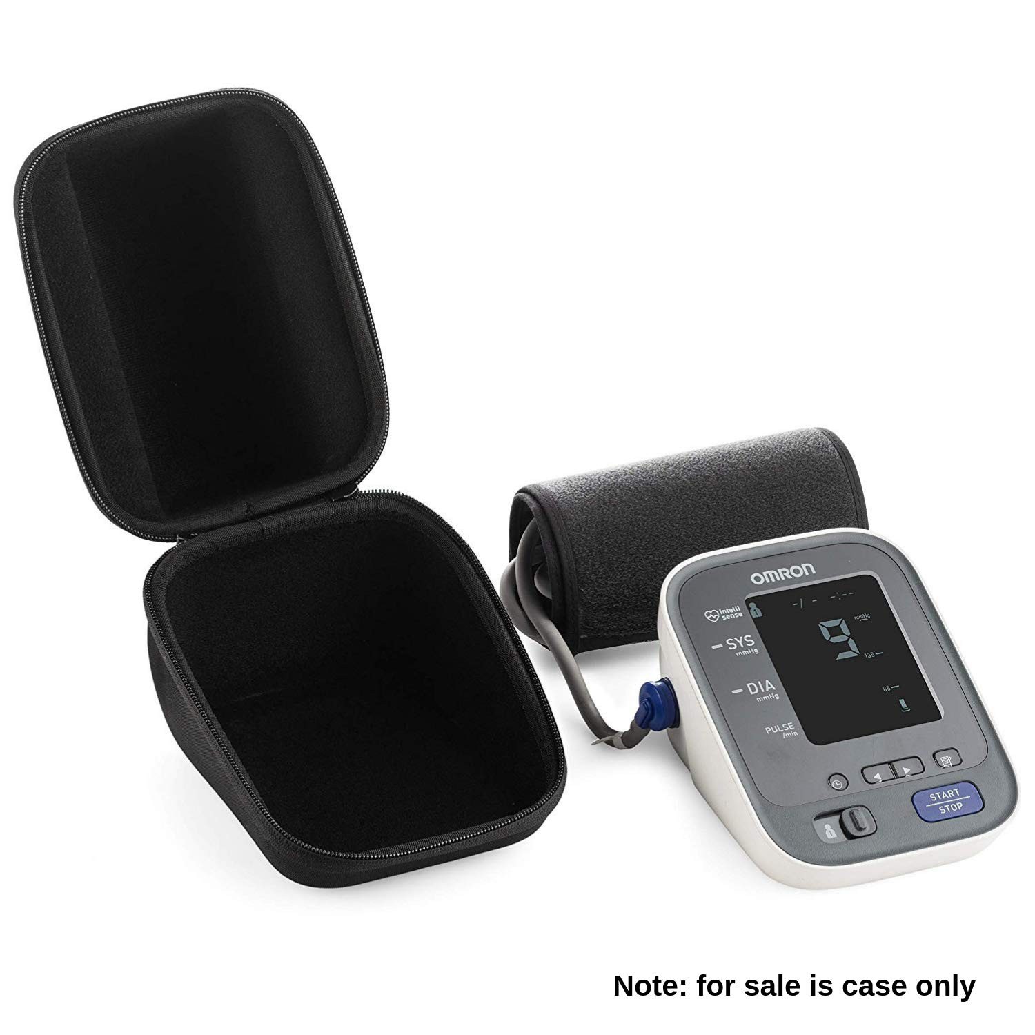 Hard Case Fits Omron 10 Series BP786, BP786N, 7.4″ L x 5.65″ W 6.5″ H, Black