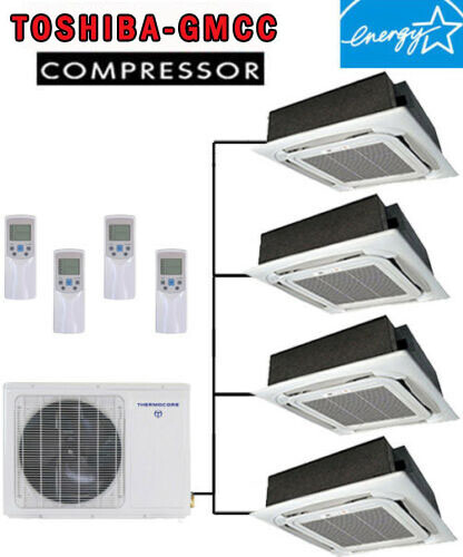 Quad Zone ENERGY STAR Ductless Mini Split Air Conditioner – Heat Pump 21-22 SEER