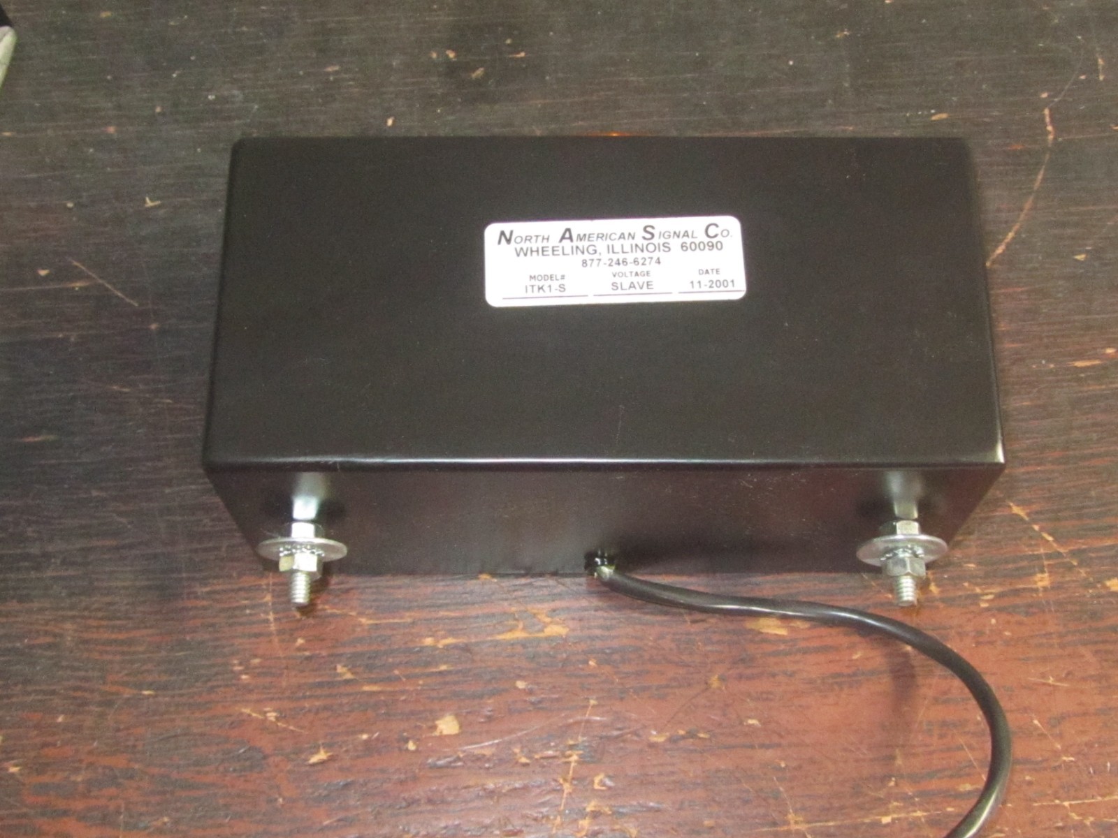 NEW North American Signal ITK1-S Amber 12/24 Volt “7” SLAVE LIGHT ONLY