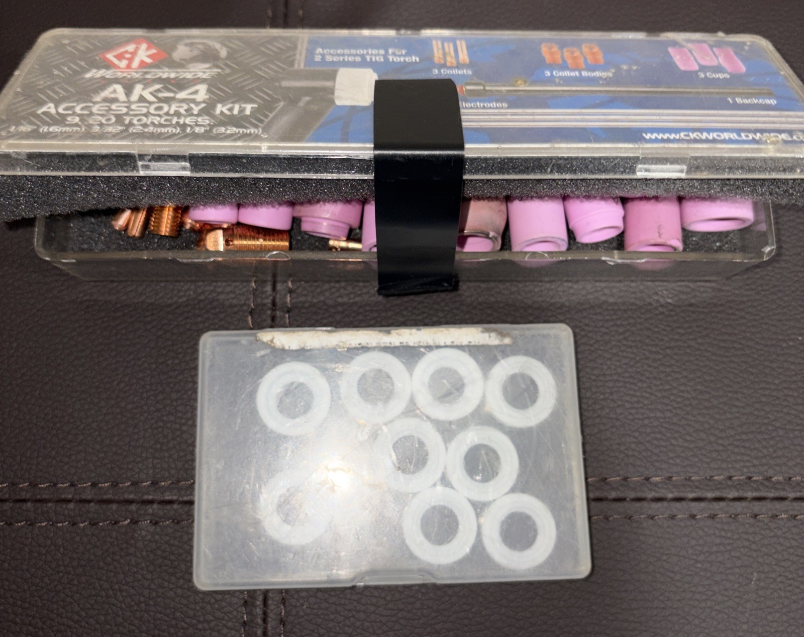 CK Worldwide 2 Series TIG Torch Accessory Kit (AK-4) Plus Extras See Photos