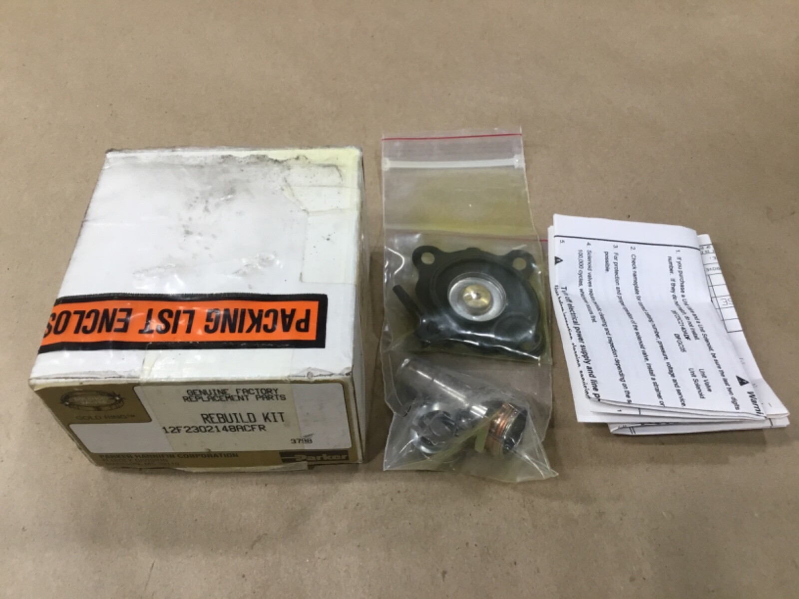 Parker 12F2302148ACFR Valve Repair Kit Series 22,23,S3 #11H38RM
