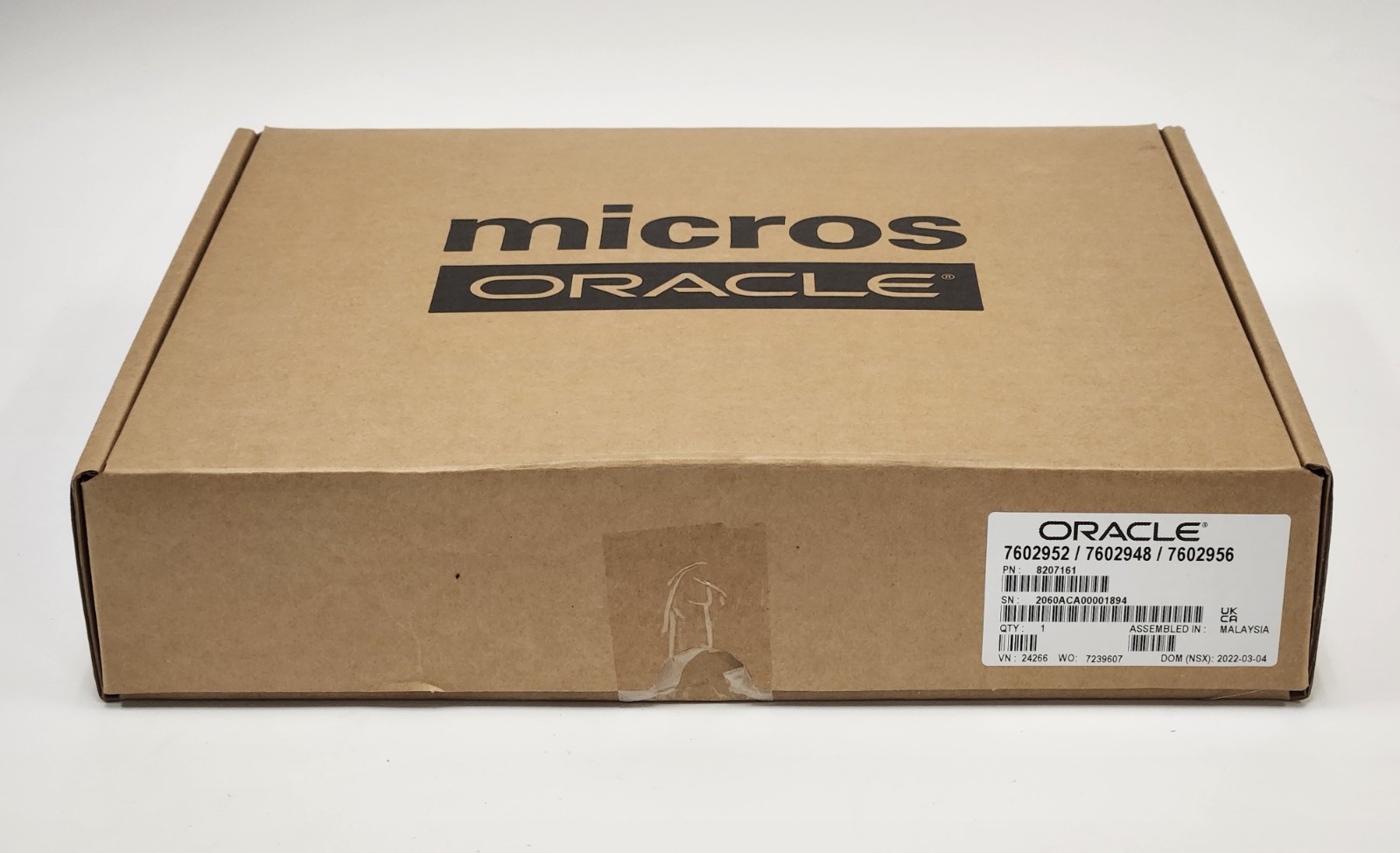 Oracle Micros Compact POS Workstation 3 10″ Atom E3930 4GB RAM 64GB NEW OPEN BOX