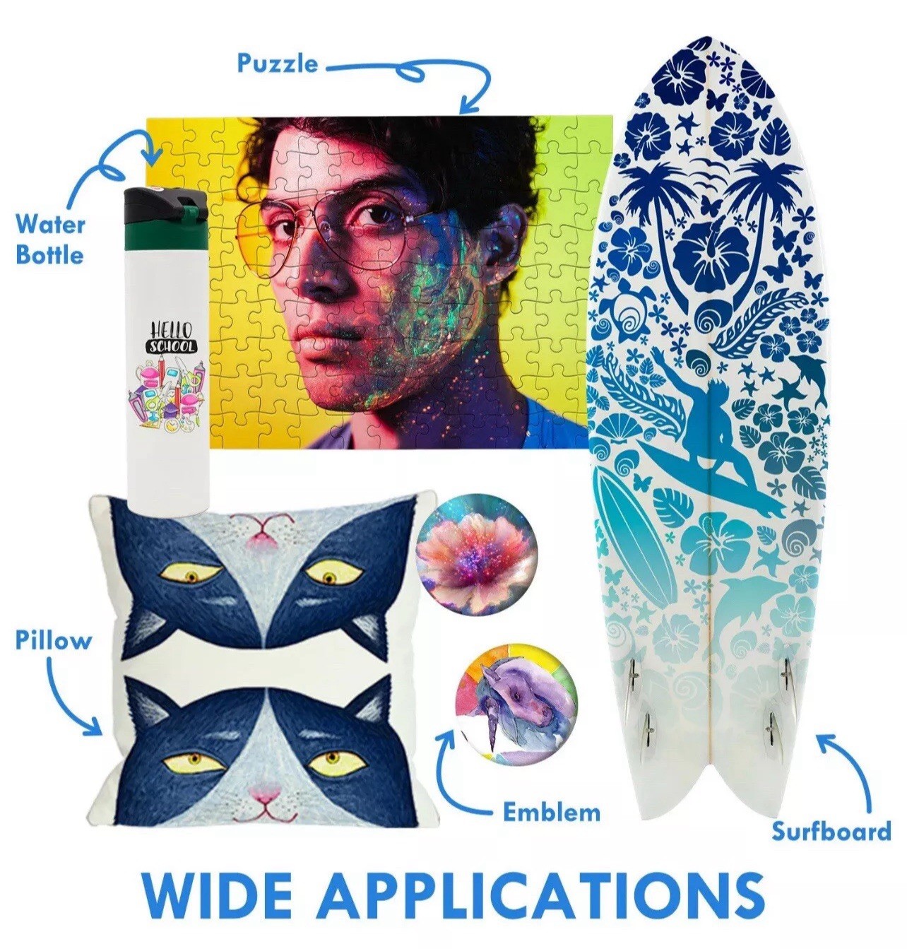 Printer All-in-One DTF Ink & Powder T-Shirt Printer Epson | Starter Kit NEW