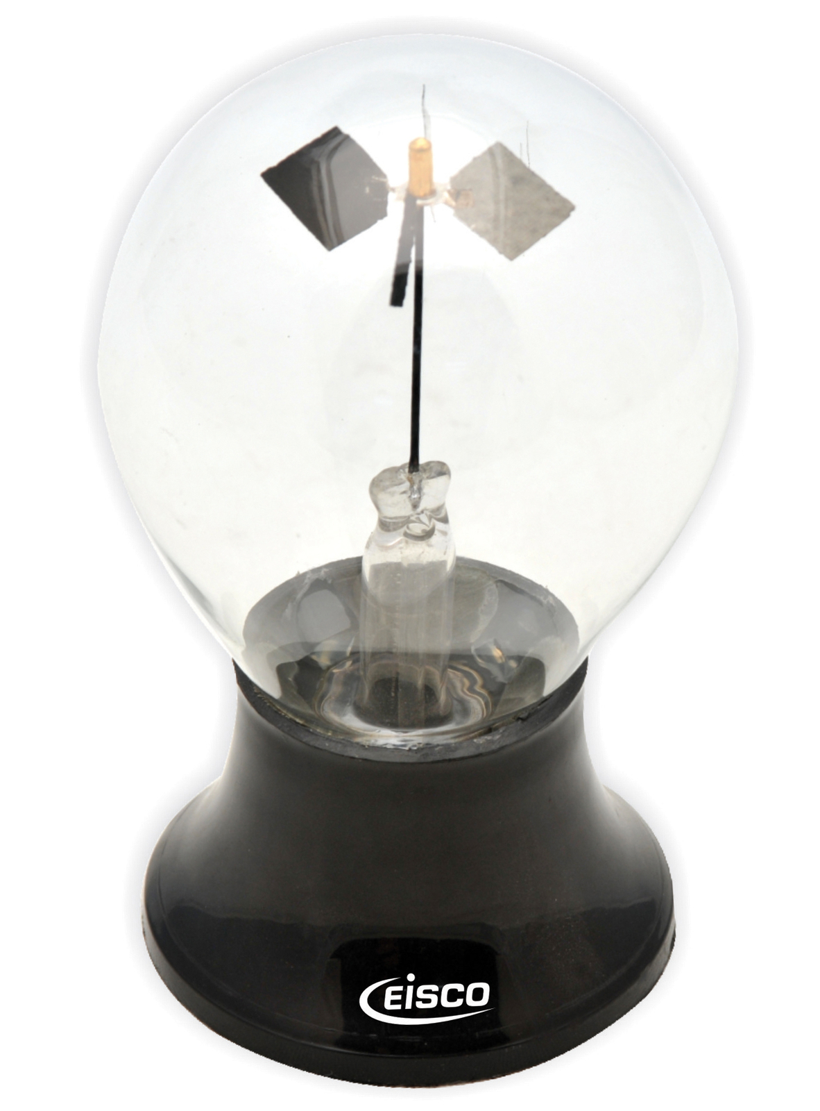Crook’s Radiometer, 2.75″ (70mm) Diameter, Mounted on Plastic Base – Eisco Labs