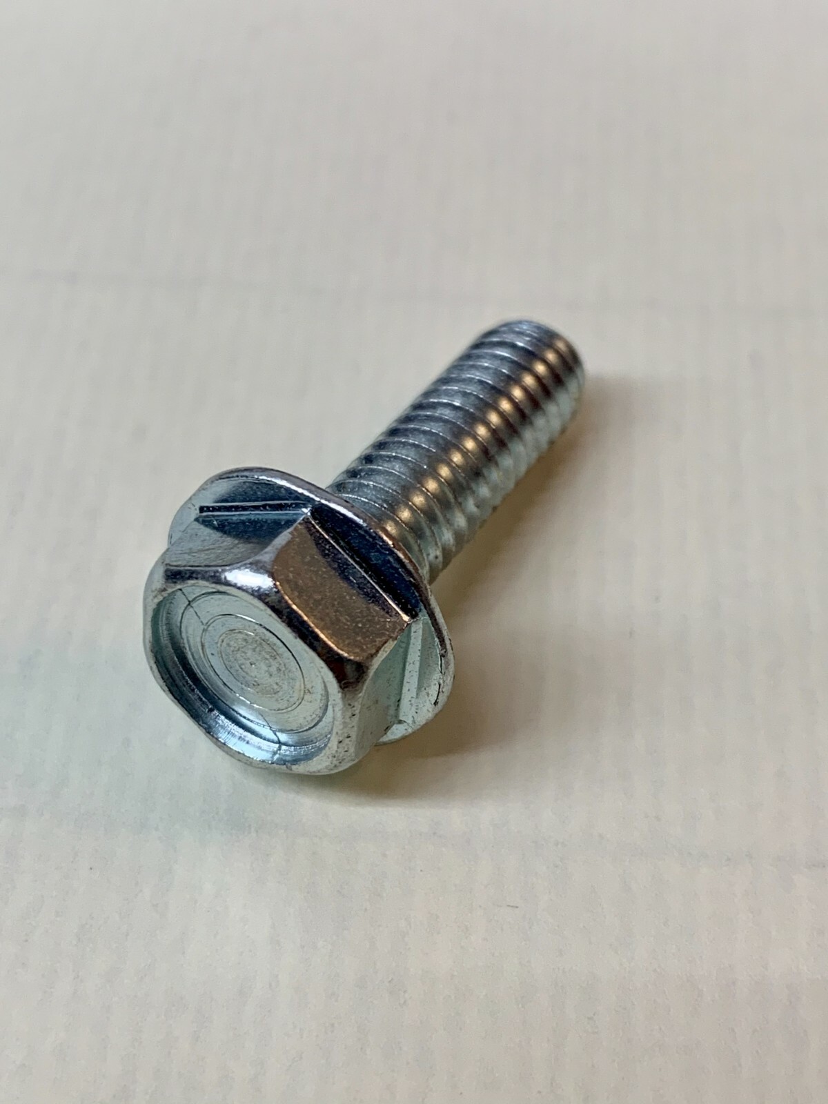 (100) 1/4-20 X 7/8 Hex Washer Head Flange Bolt Machine Screw Washer Zinc 1/4×7/8