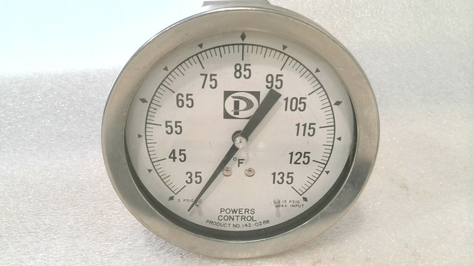 SIEMENS POWERS CONTROL 142-0283 ENG RECEIVER GAUGE 3-1/2″ 20-80% RH