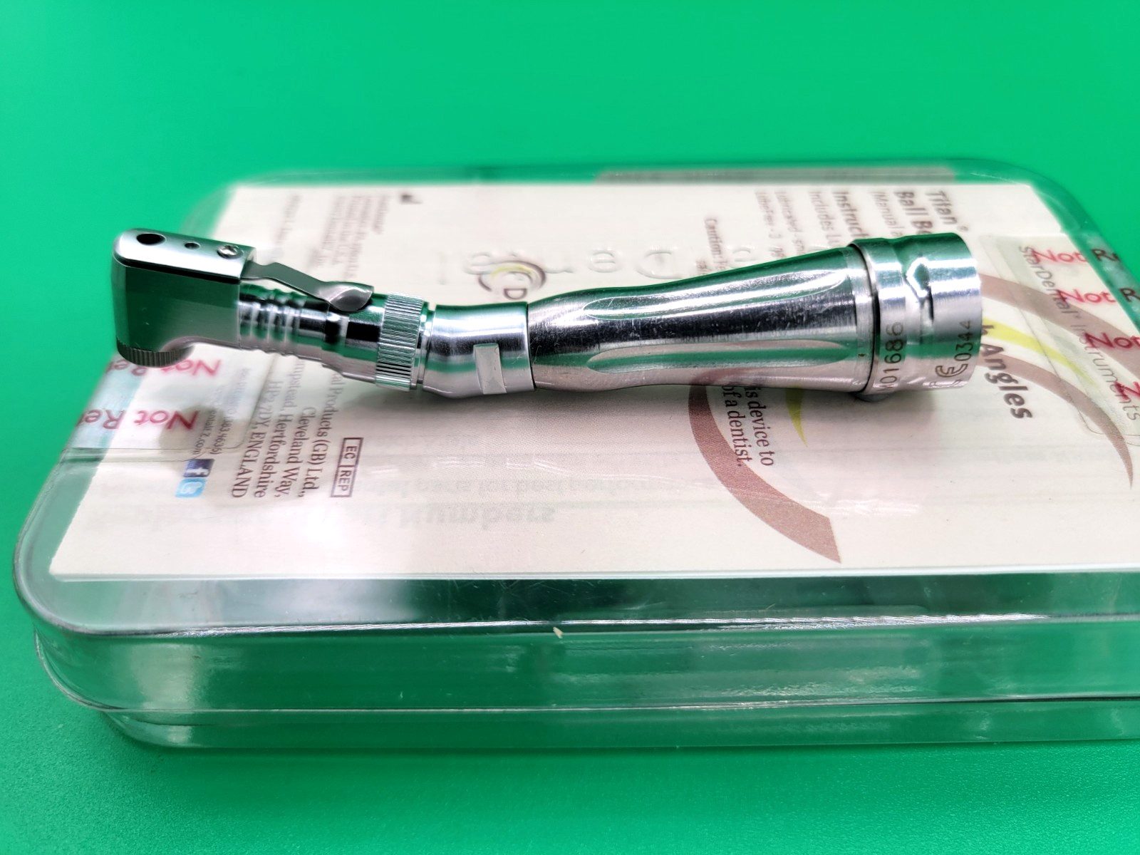 Dental Handpiece/ «NEW» STAR BB «LUBE FREE» LATCH HEAD & RB MOTOR-TO-ANGLE NOSE.