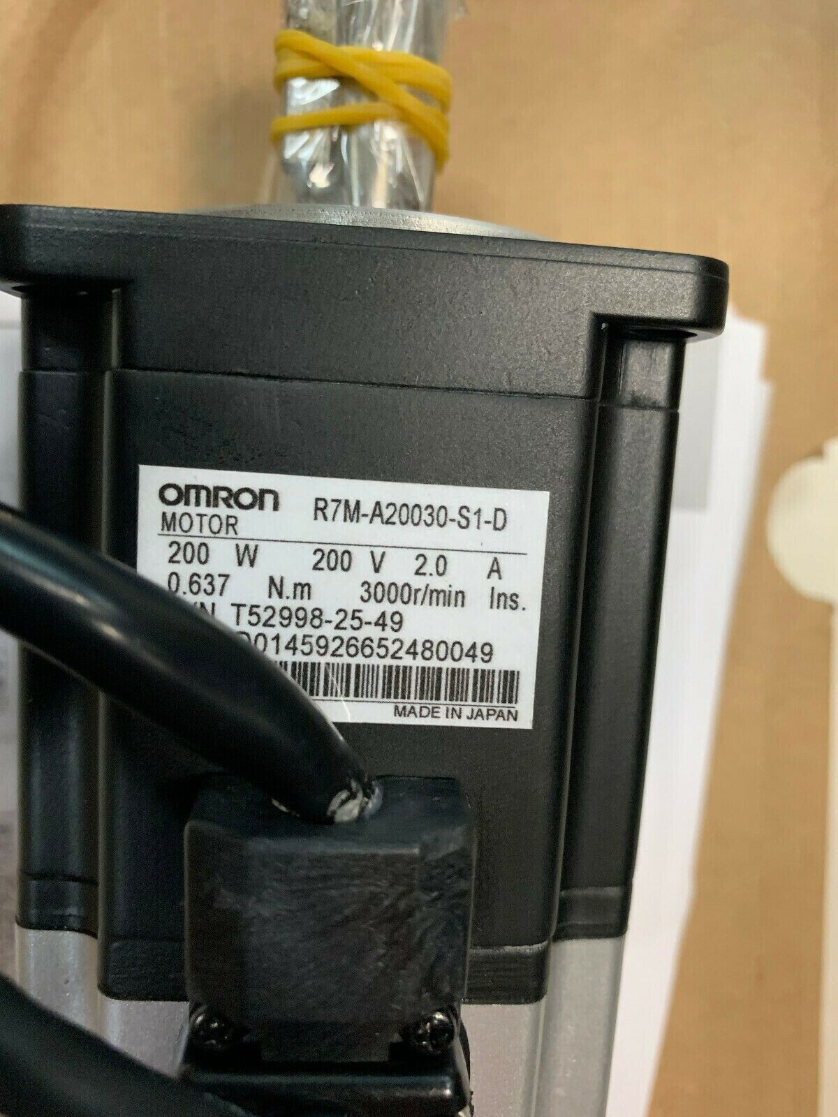 1PC New Omron R7M-A20030-S1-D Servo Motor In Box Fast Shipping