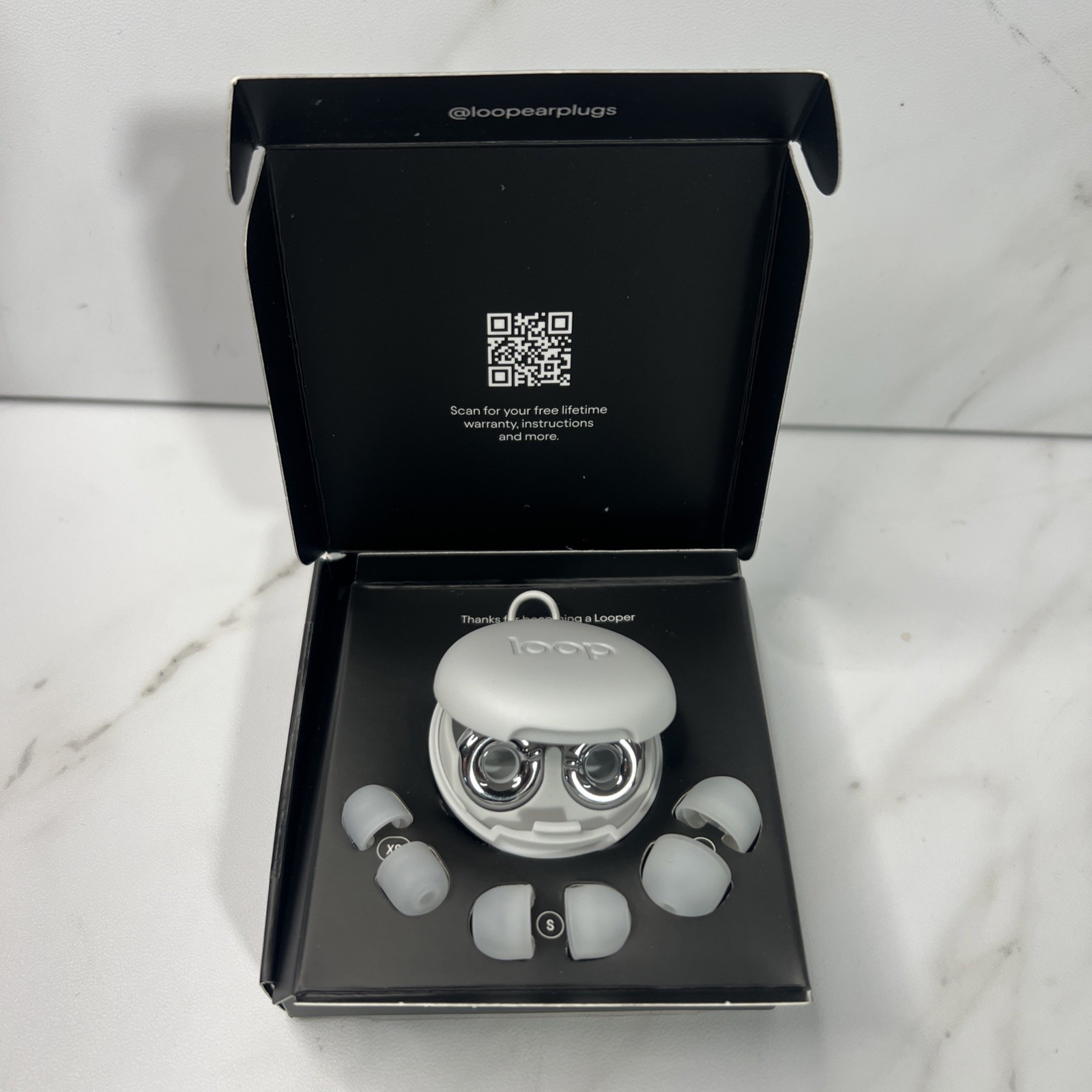 Loop Experience 2 Earplugs – Silver – *New Open Box