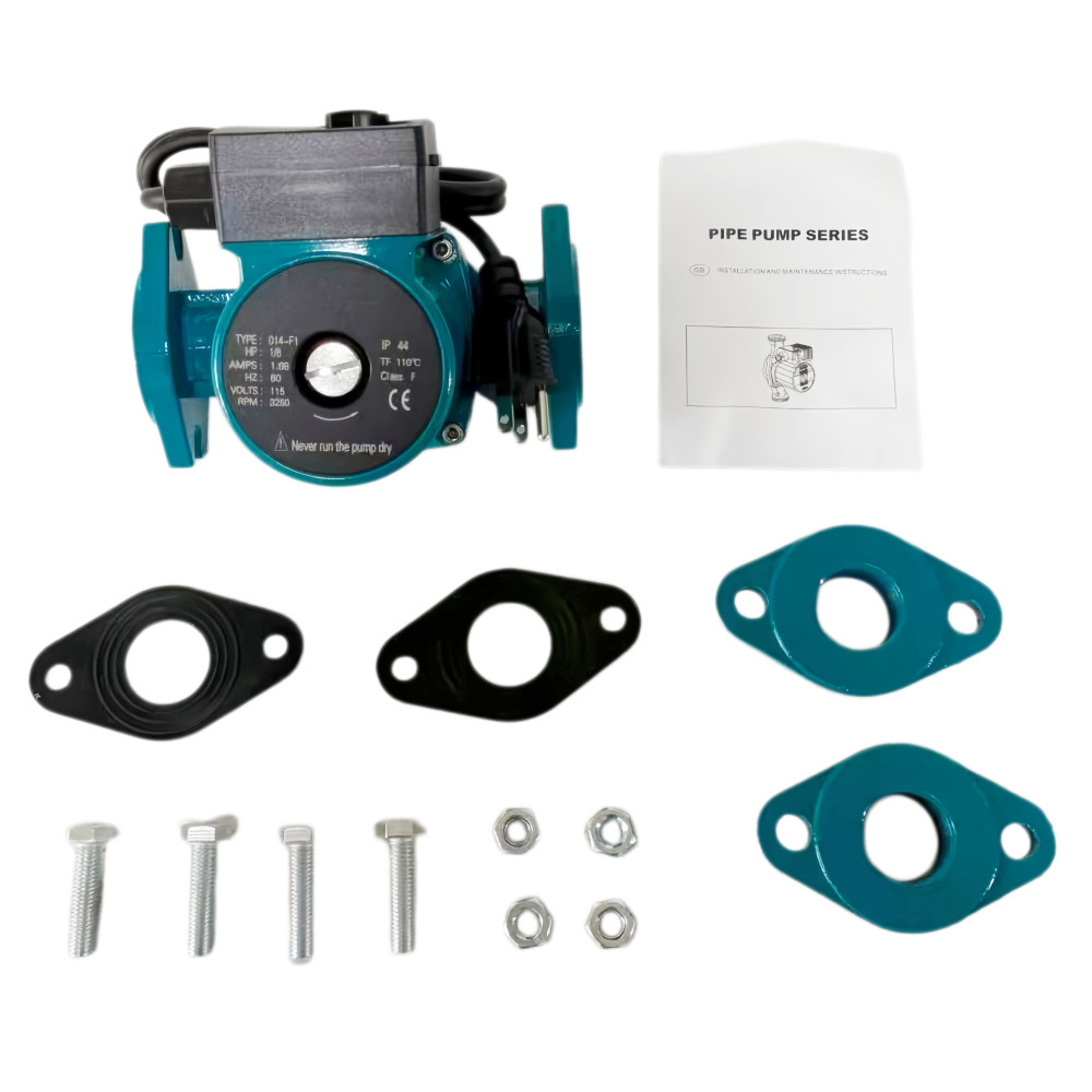 New For Taco 0014-F1 Cast Iron Circulator Pump 1/8HP 115V 3250RPM 125PSI 0-32GPM