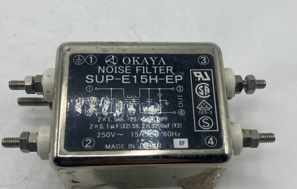 Okaya SUP-E15H-EP Noise Filter,250V, 15A,50/60Hz/Okaya SUP-E15H-EP